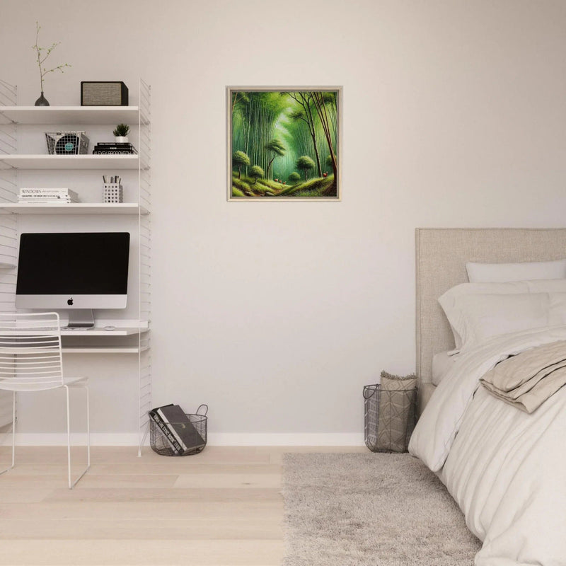 My Store Print Material Bamboo Forrest Three Framed Canvas