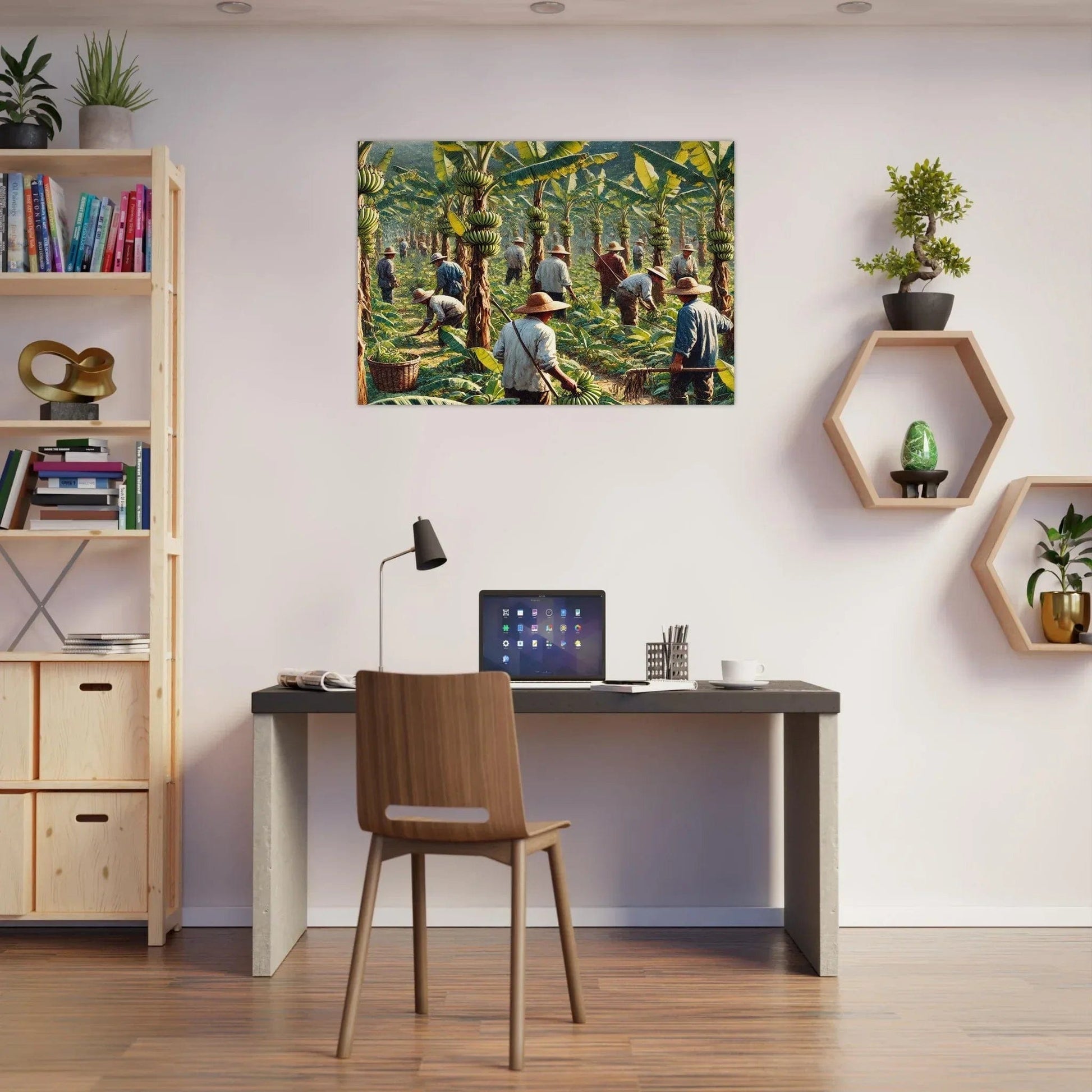 My Store Print Material Banana Plantation One Aluminum Print