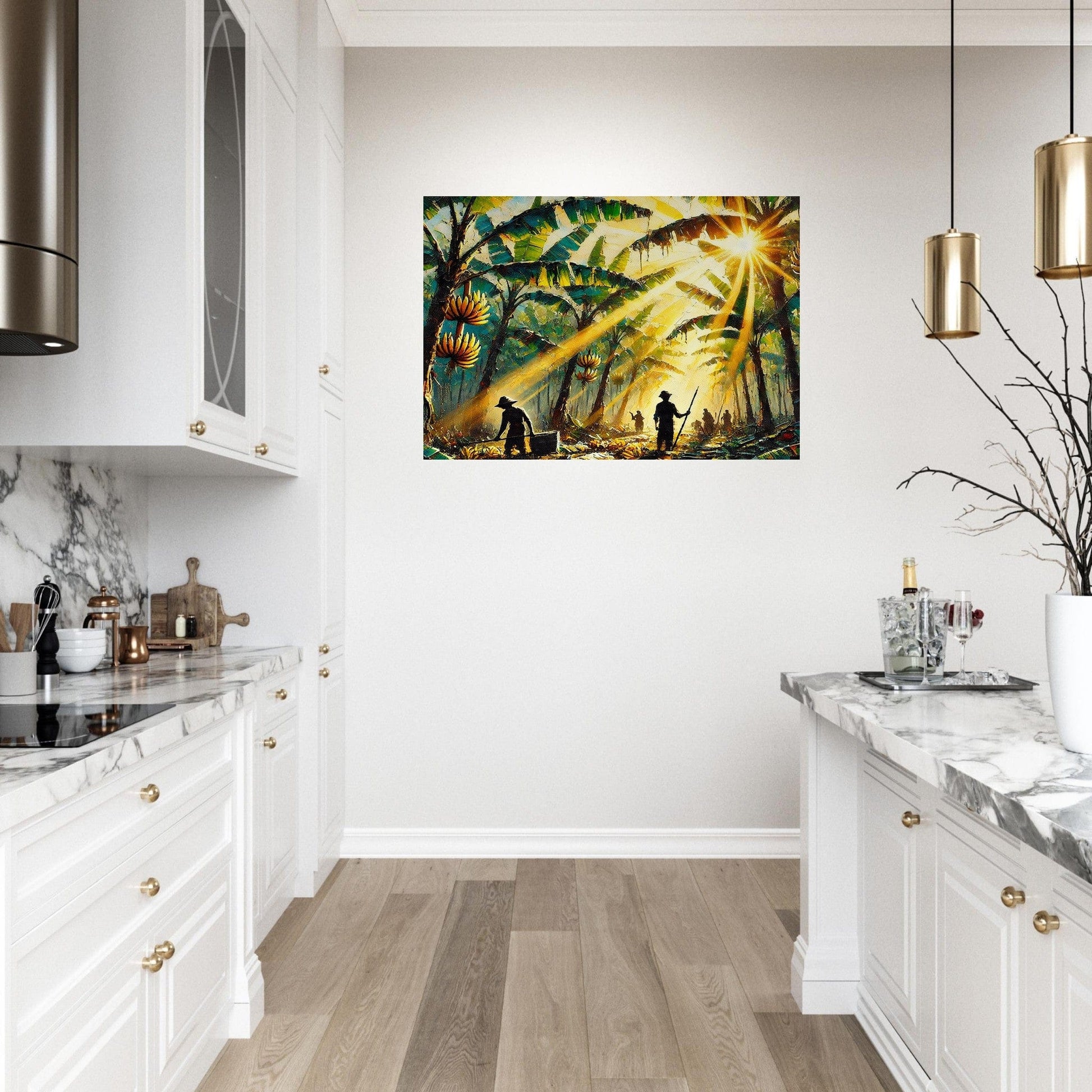 My Store Print Material Banana Plantation Two Aluminum Print