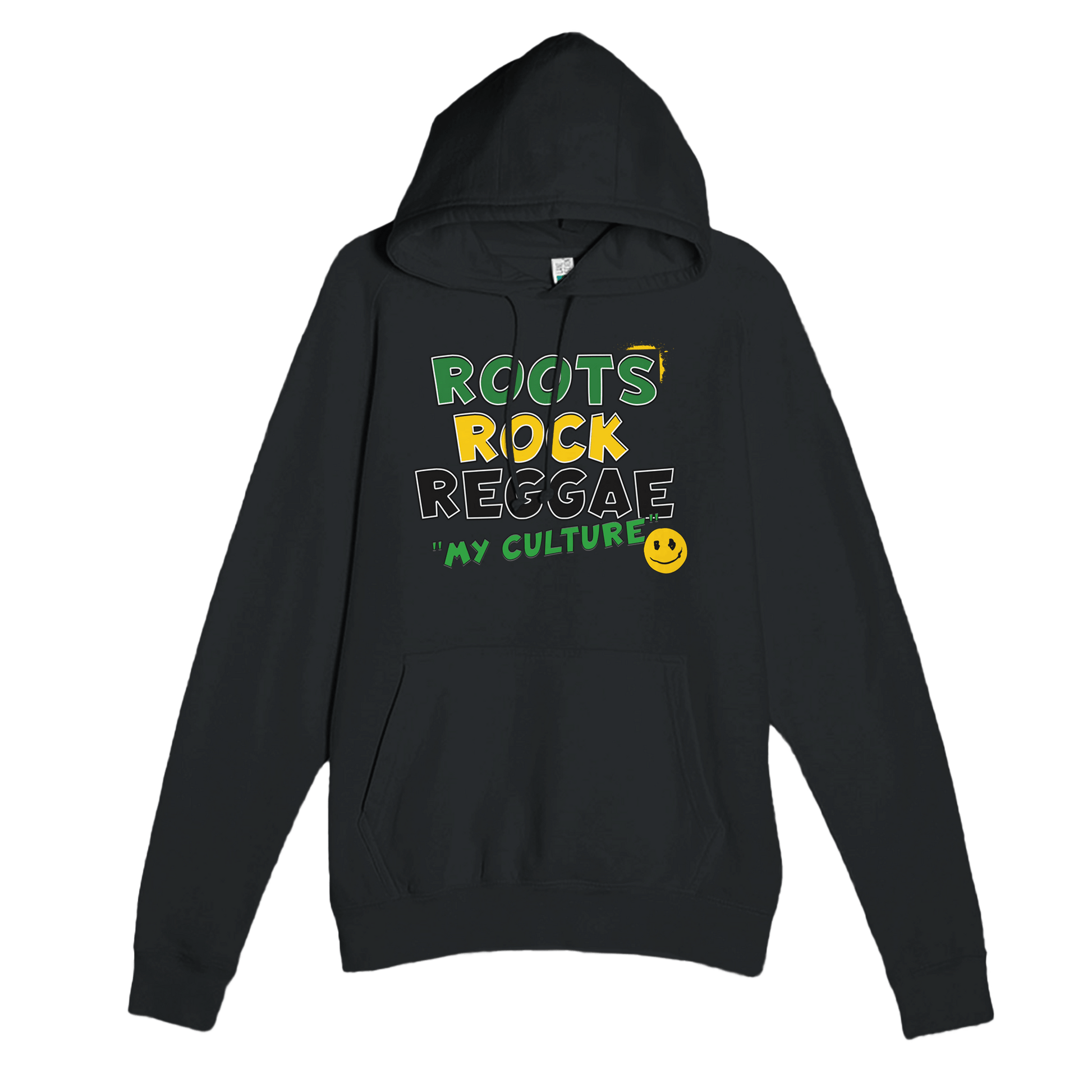 My Store Print Material Black / XS Roots Rock Reggae My Culture. Premium Unisex Pullover Hoodie | Laneseven LS13001