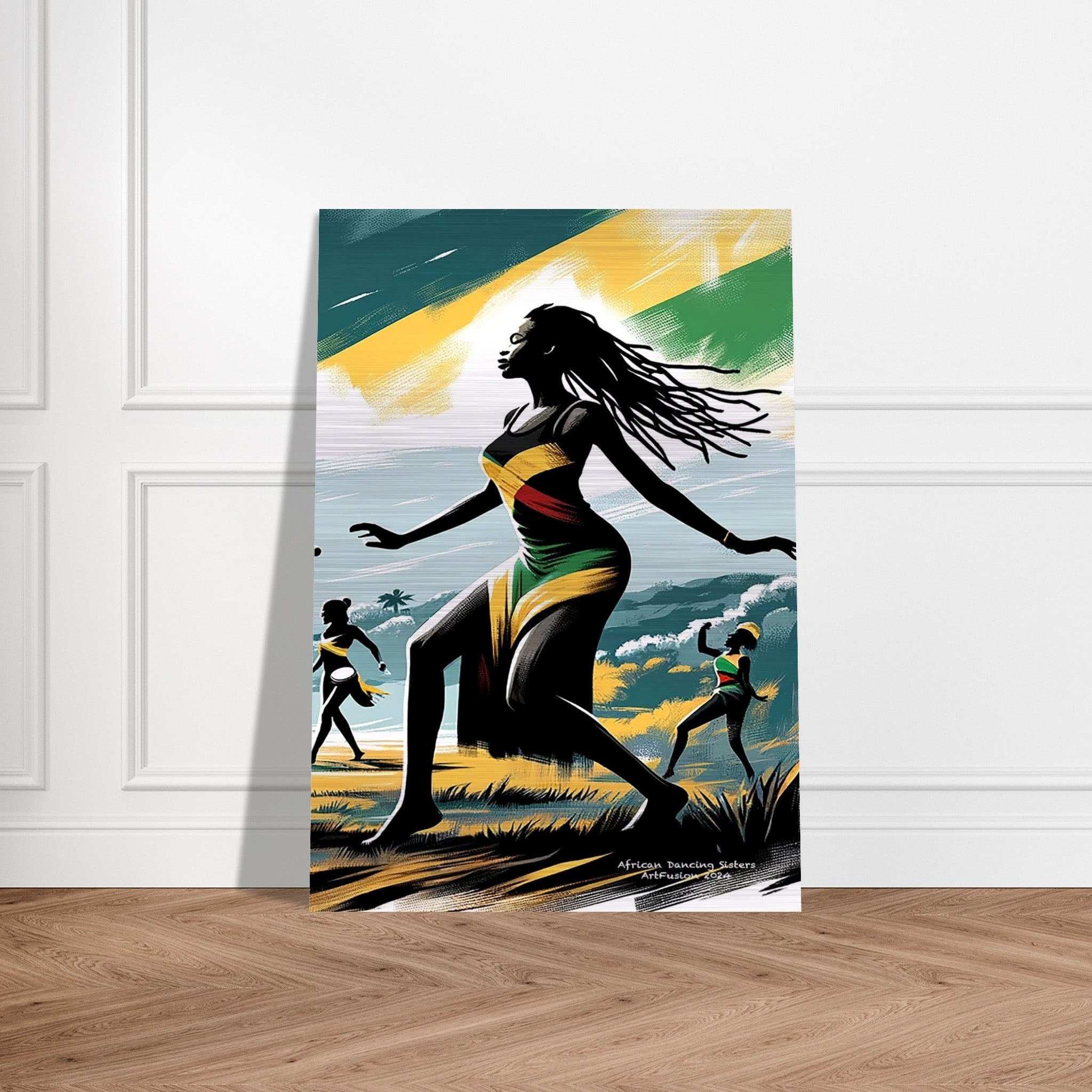 My Store Print Material Cultural Dancing Rhythm One Brushed Aluminum Print