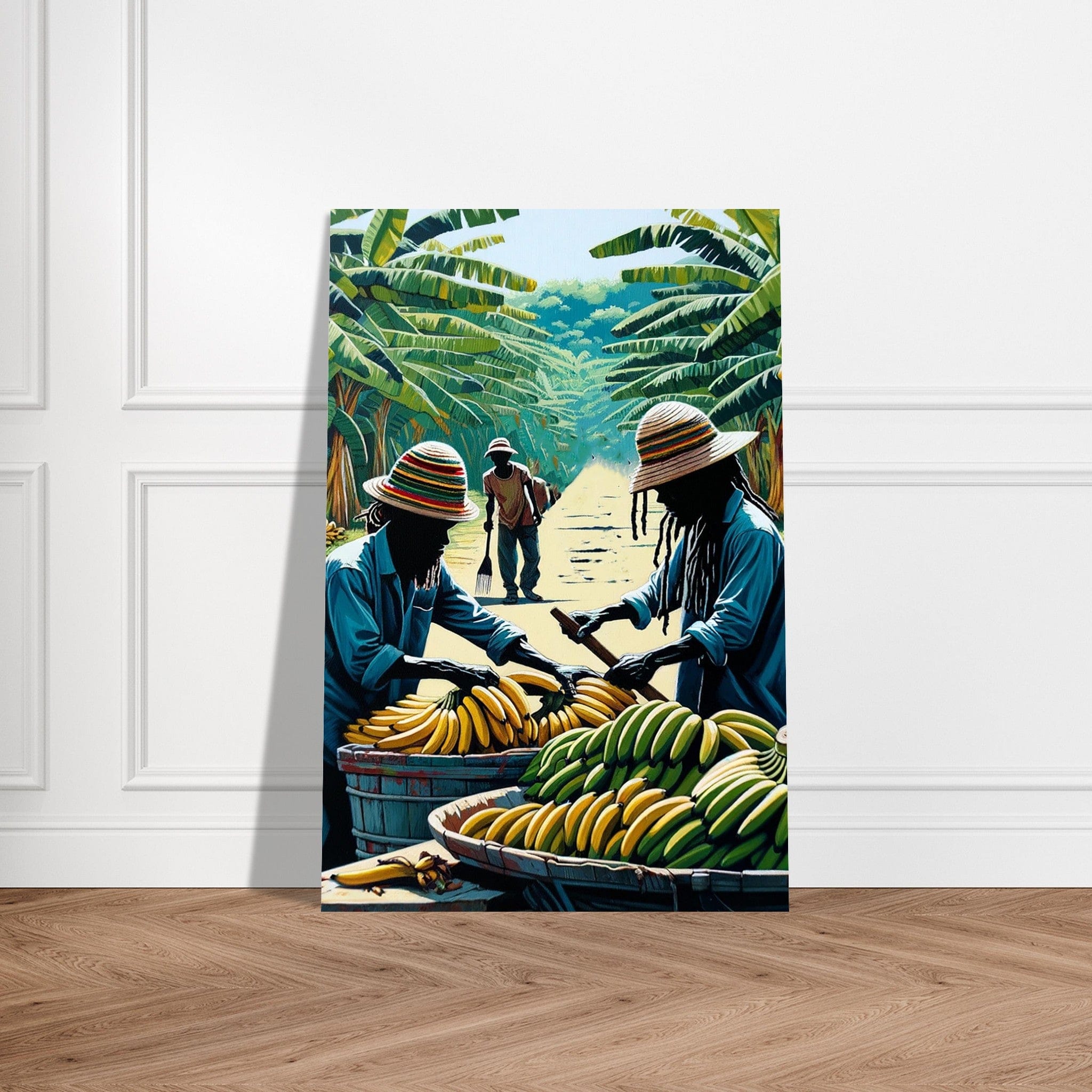 My Store Print Material De Banana Sellers One  Aluminum Print