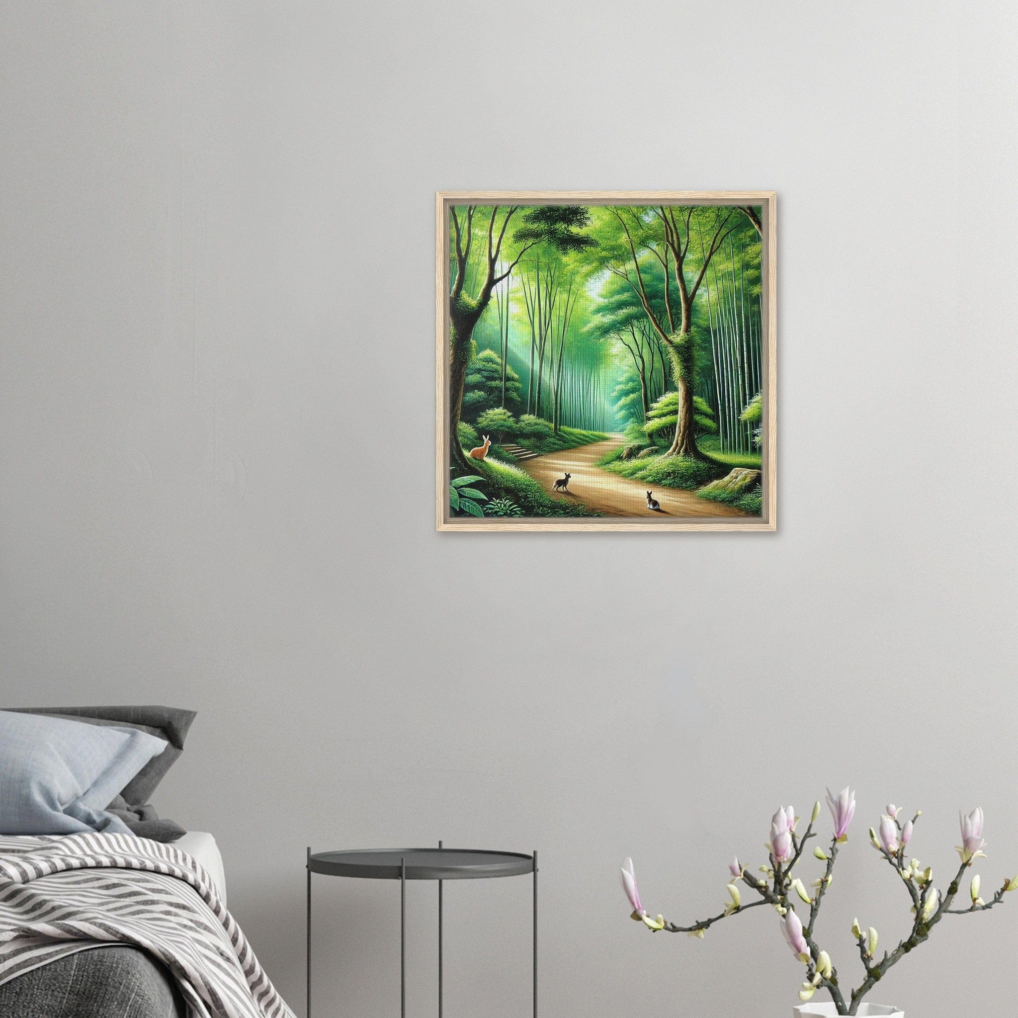 My Store Print Material Garden Walk Two Framed Canvas