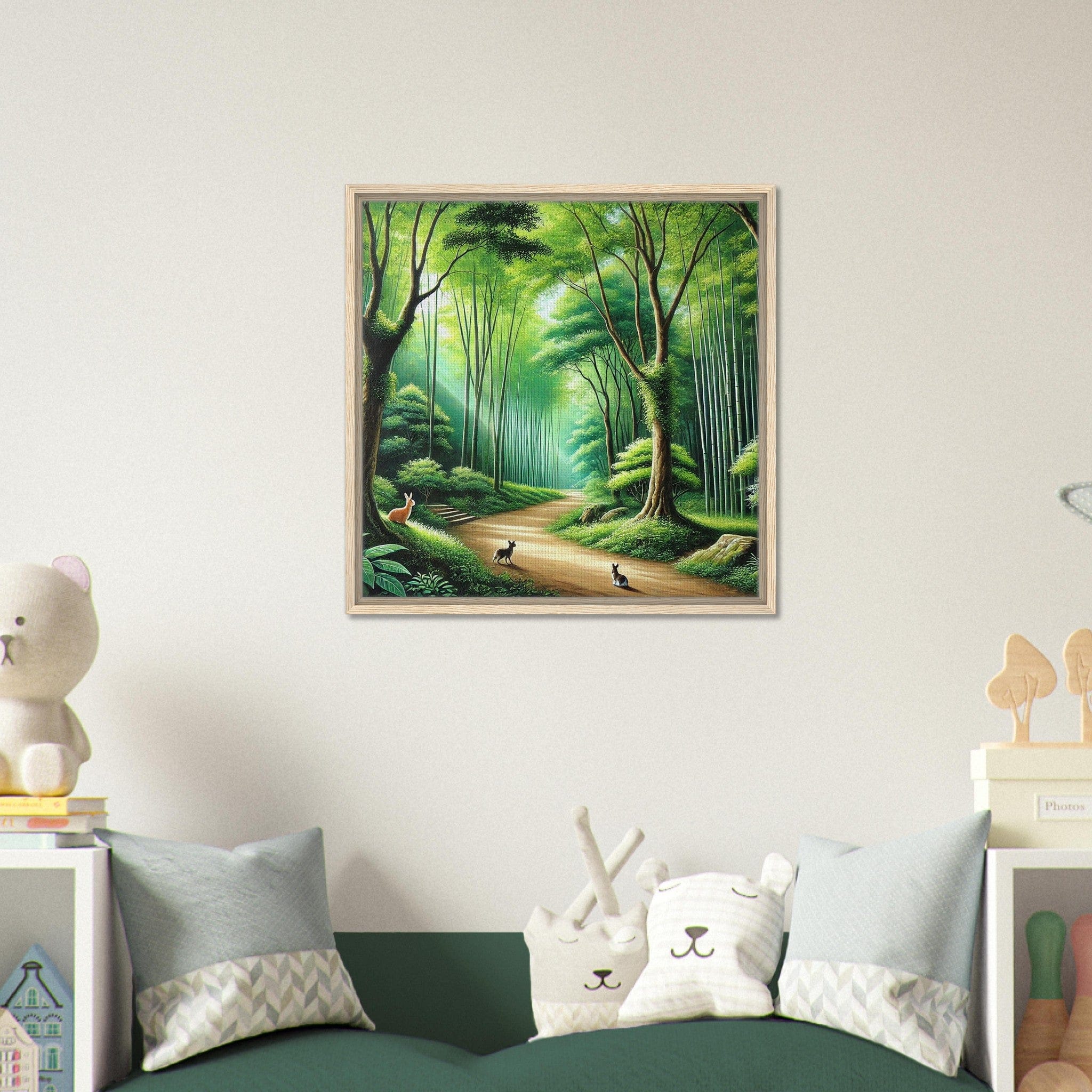 My Store Print Material Garden Walk Two Framed Canvas