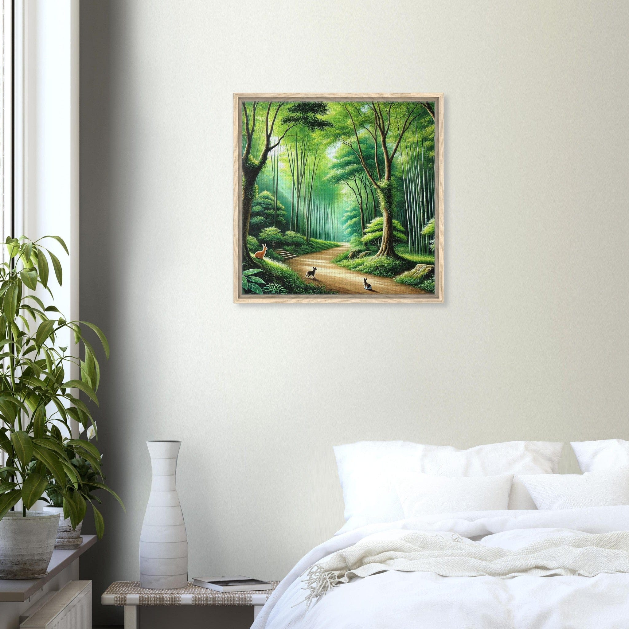 My Store Print Material Garden Walk Two Framed Canvas