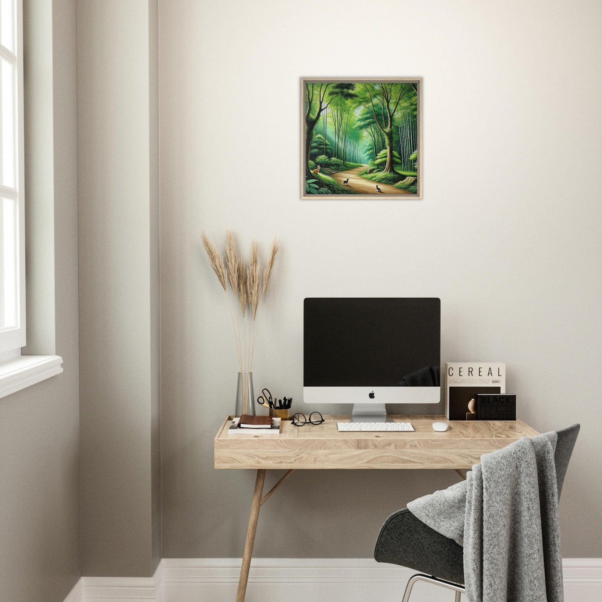 My Store Print Material Garden Walk Two Framed Canvas
