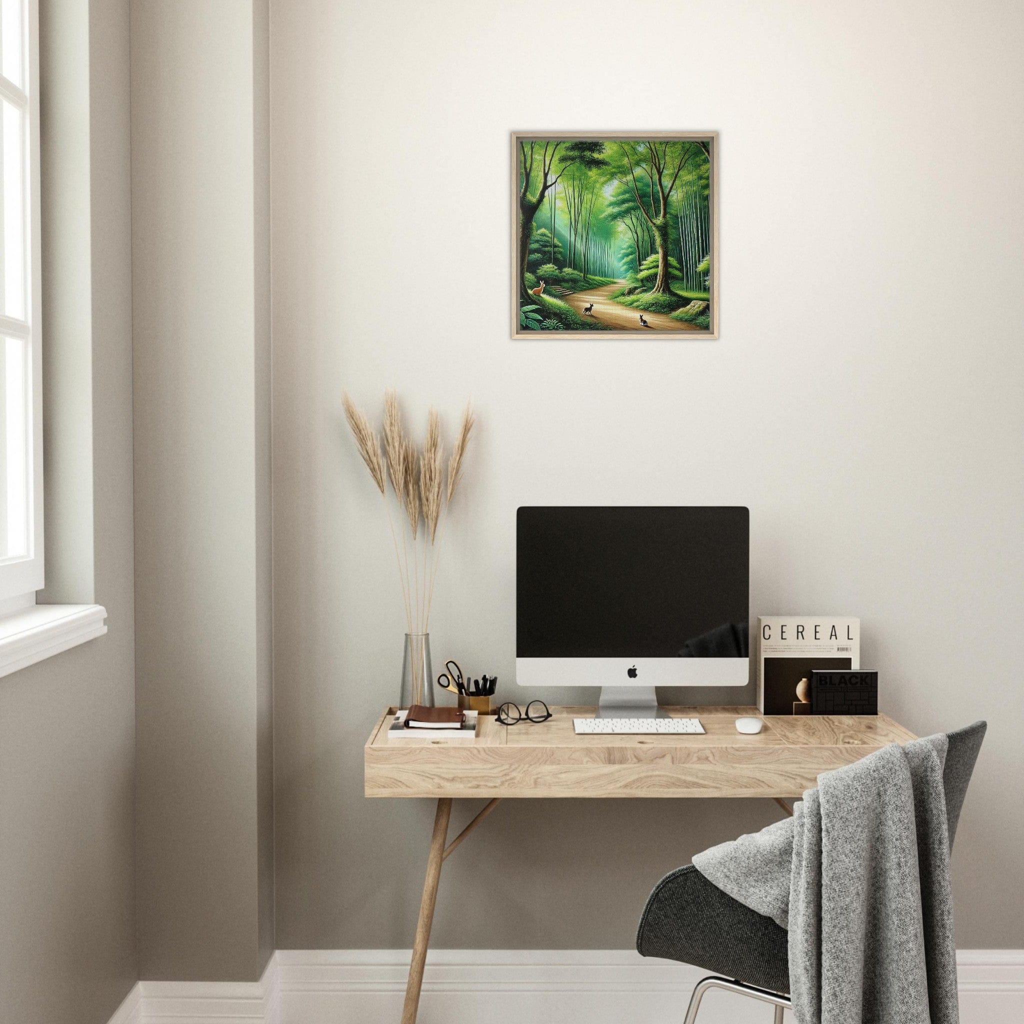 My Store Print Material Garden Walk Two Framed Canvas