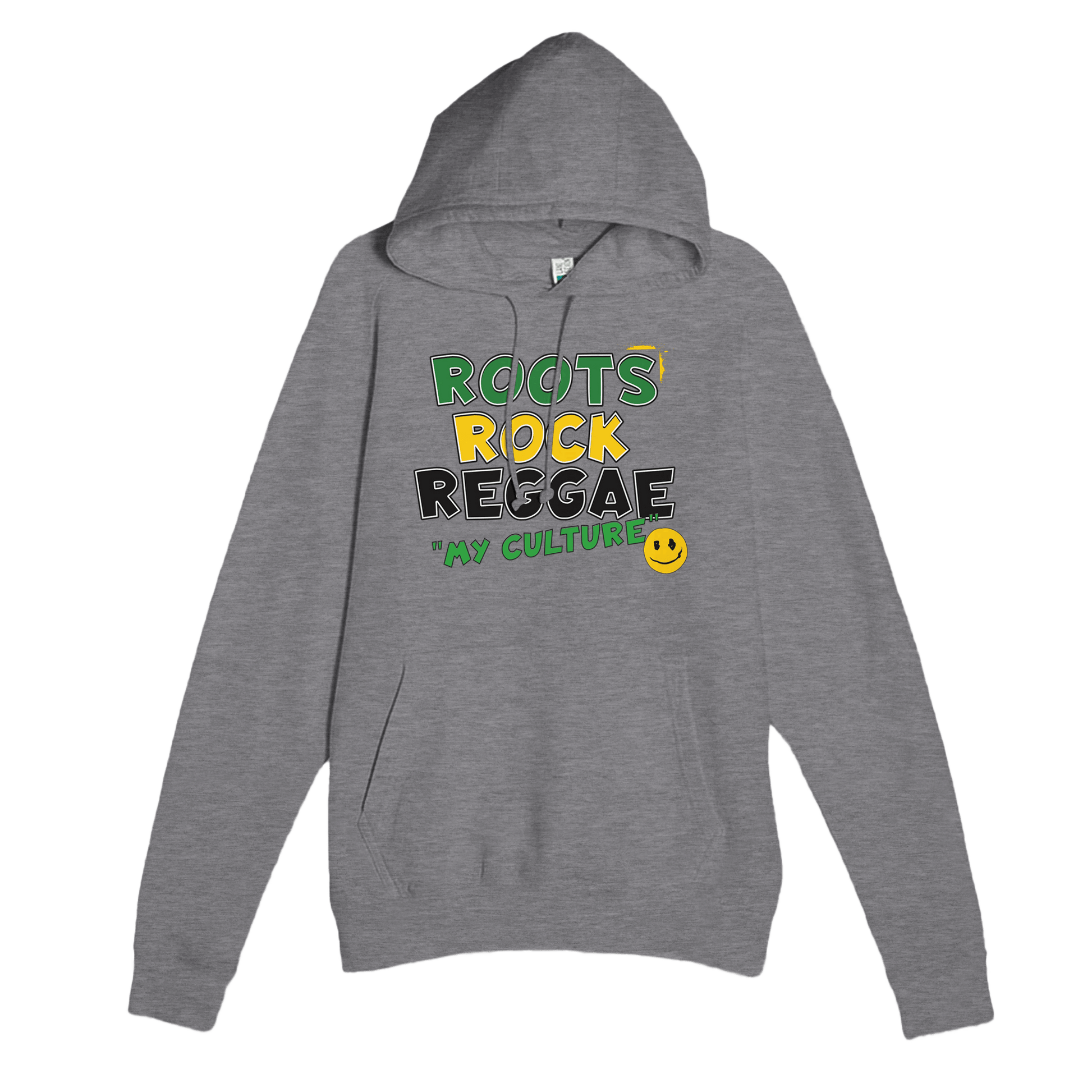 My Store Print Material Graphite Heather / XS Roots Rock Reggae My Culture. Premium Unisex Pullover Hoodie | Laneseven LS13001