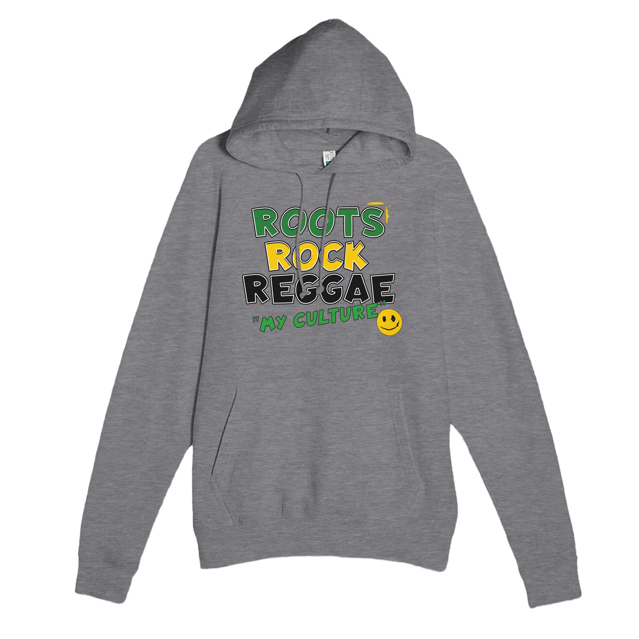 My Store Print Material Graphite Heather / XS Roots Rock Reggae My Culture. Premium Unisex Pullover Hoodie | Laneseven LS13001