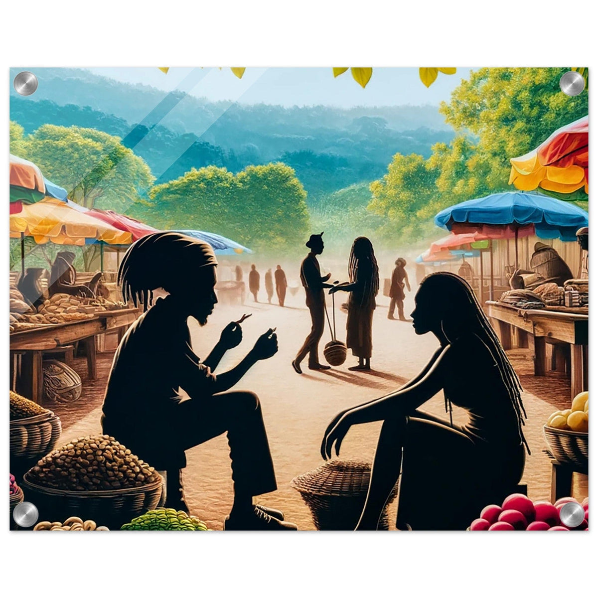 My Store Print Material Horizontal / 40x50 cm / 16x20″ Ginger Market Day One Acrylic Print