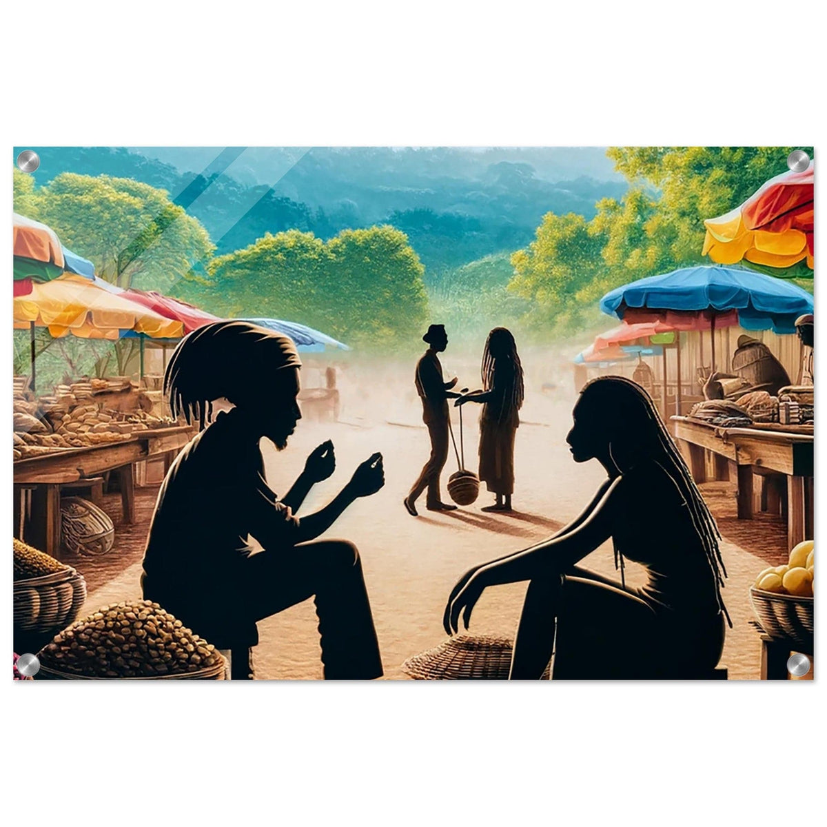 My Store Print Material Horizontal / 50x75 cm / 20x30″ Ginger Market Day One Acrylic Print
