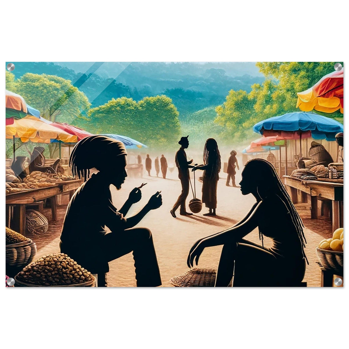 My Store Print Material Horizontal / 60x90 cm / 24x36″ Ginger Market Day One Acrylic Print