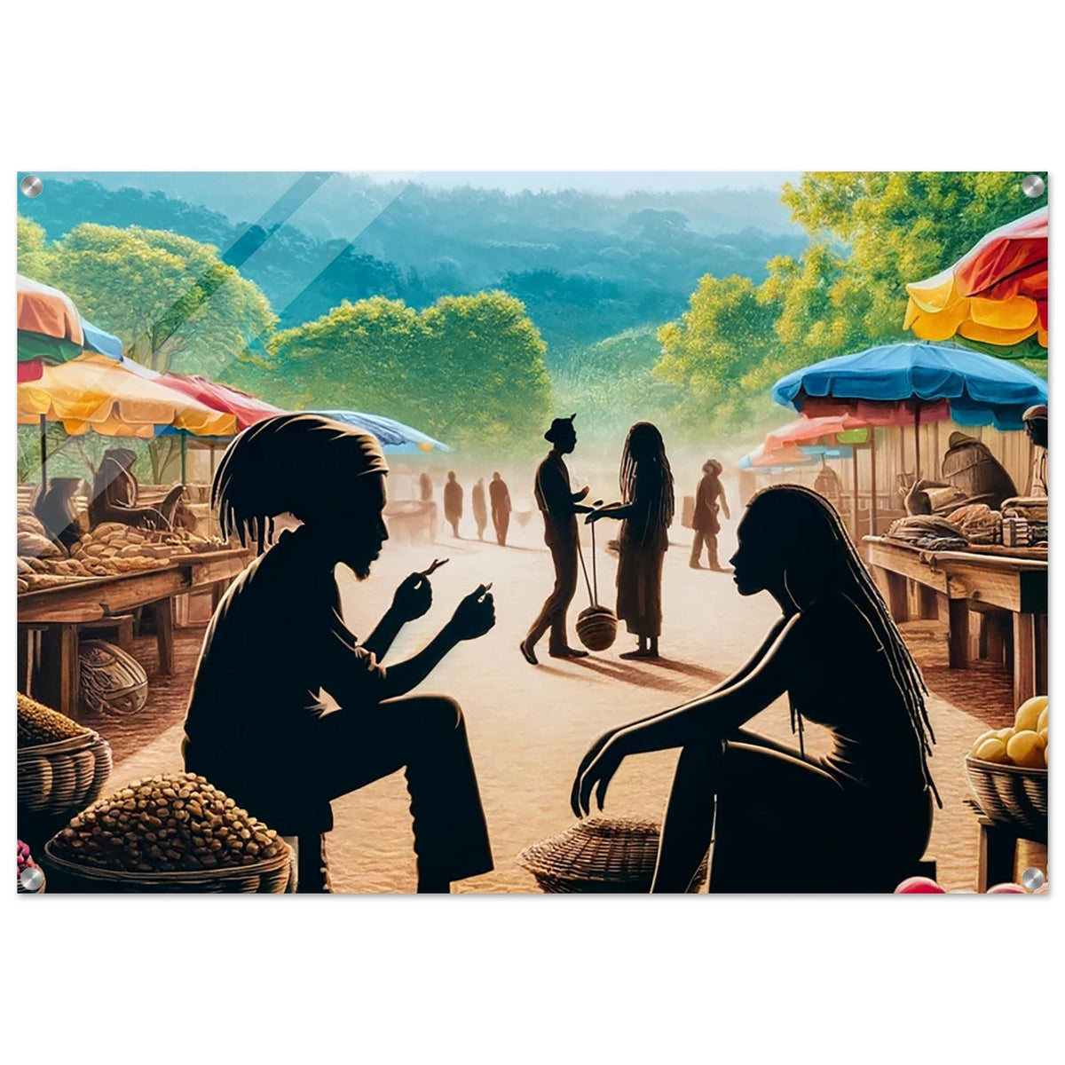 My Store Print Material Horizontal / 70x100 cm / 28x40″ Ginger Market Day One Acrylic Print