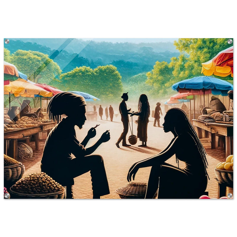 My Store Print Material Horizontal / 70x100 cm / 28x40″ Ginger Market Day One Acrylic Print