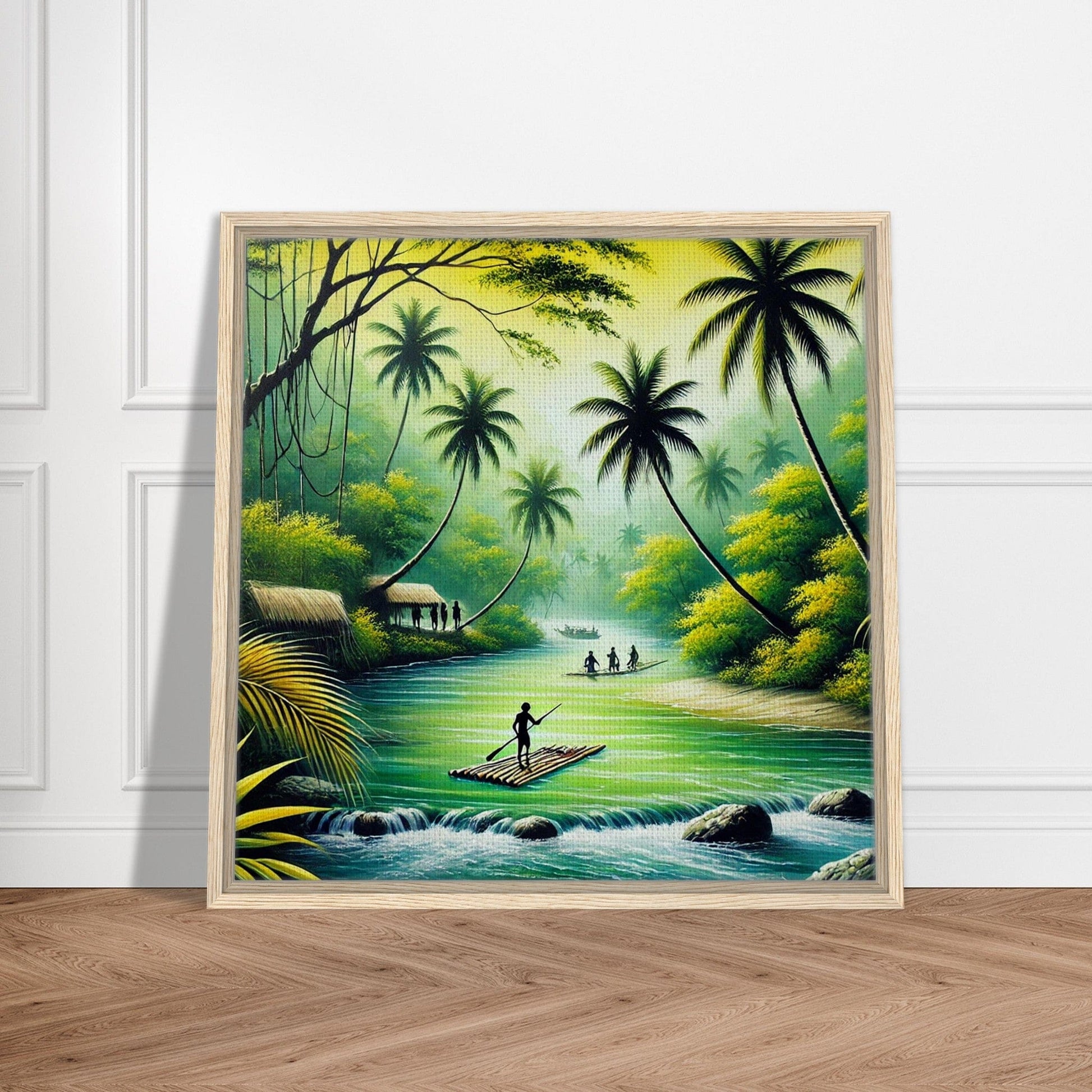 My Store Print Material Island Rafting One Framed Canvas