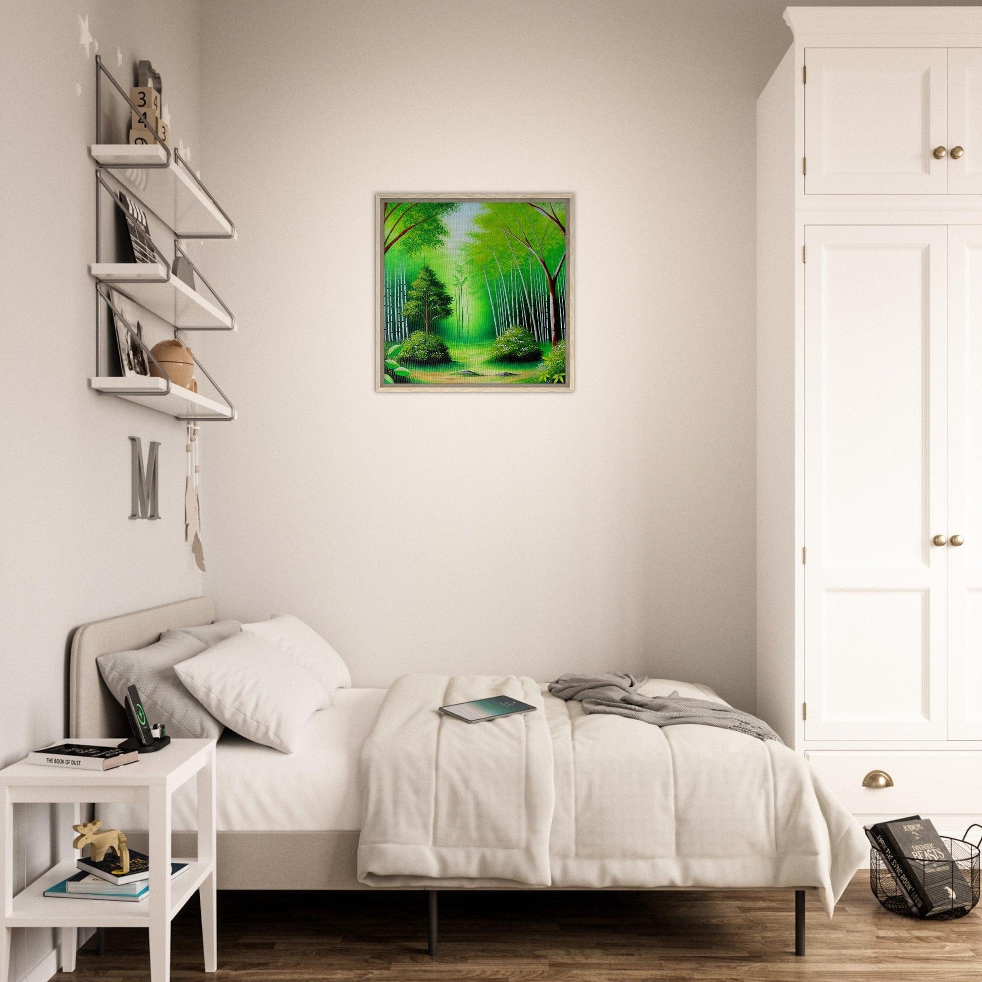 My Store Print Material Old Bamboo Walk One Framed Canvas