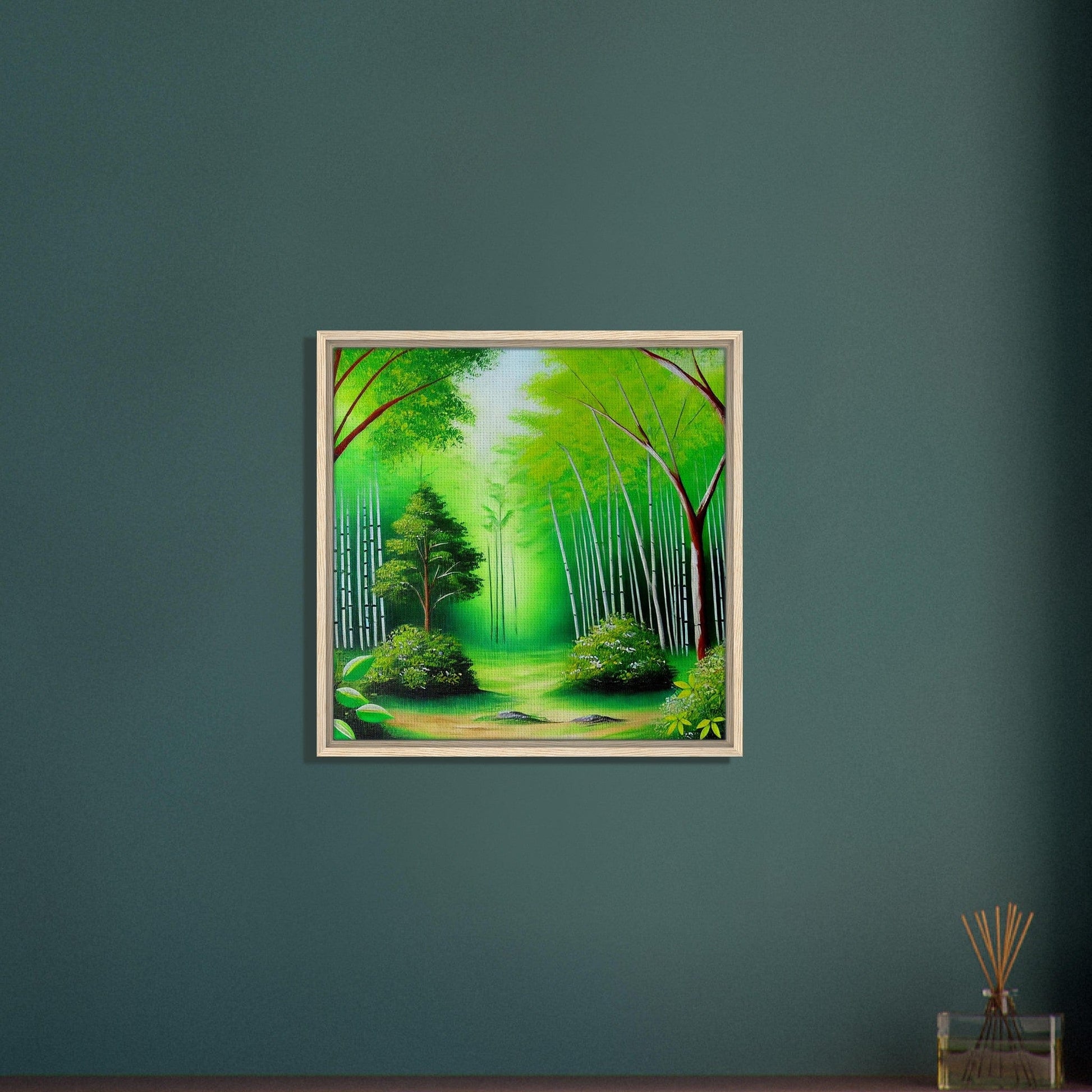 My Store Print Material Old Bamboo Walk One Framed Canvas