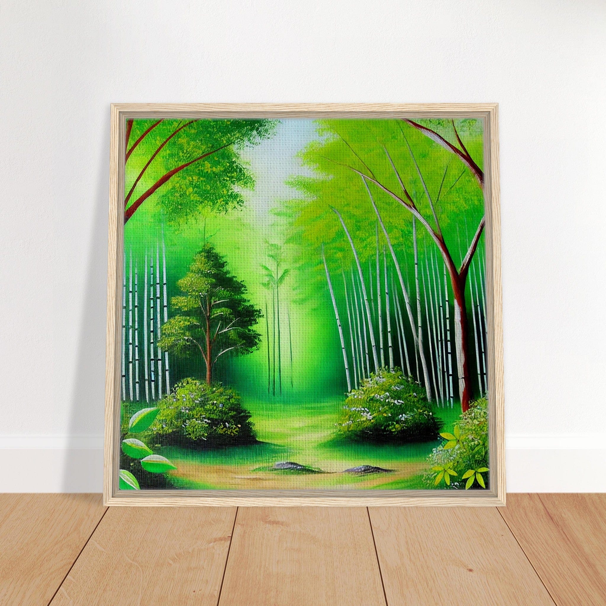 My Store Print Material Old Bamboo Walk One Framed Canvas