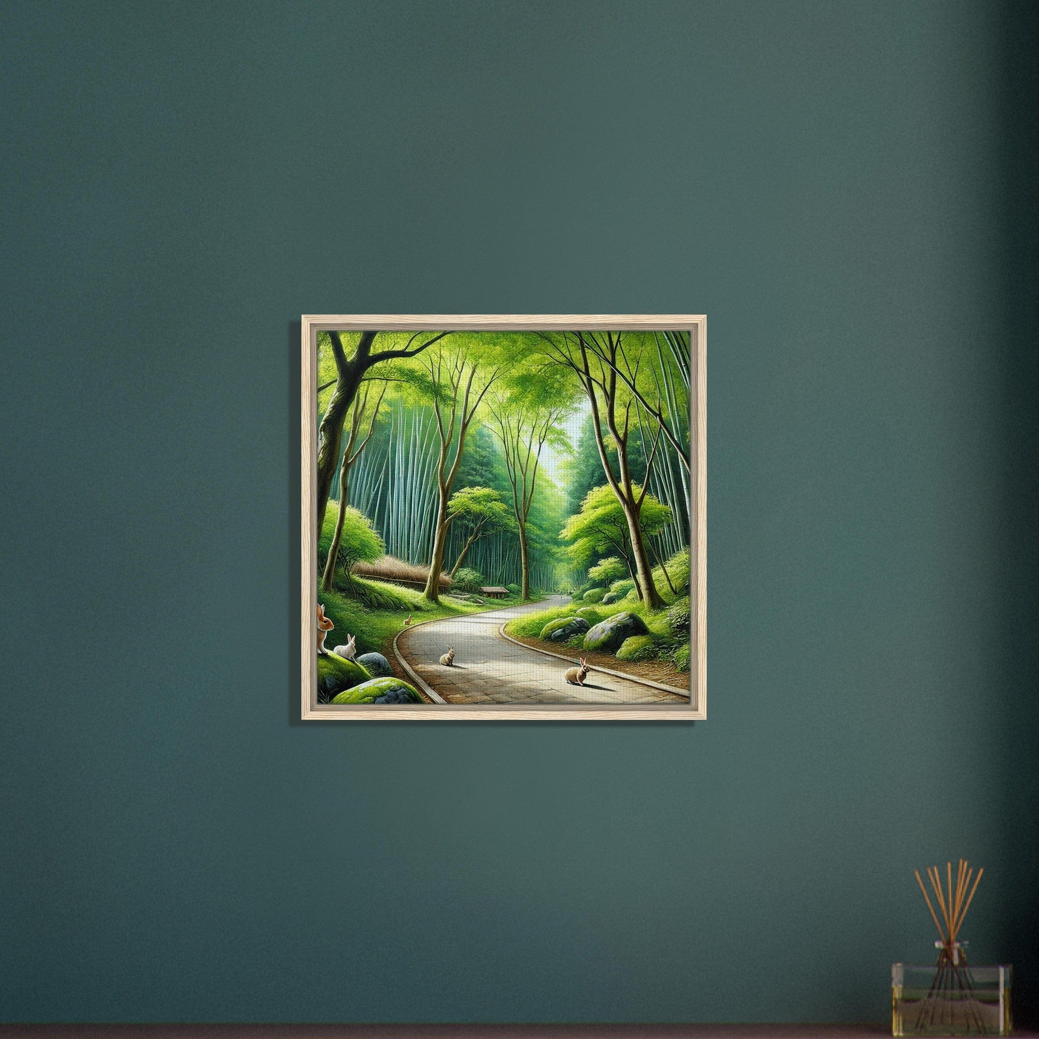 My Store Print Material Old Forrest Trail One Framed Canvas