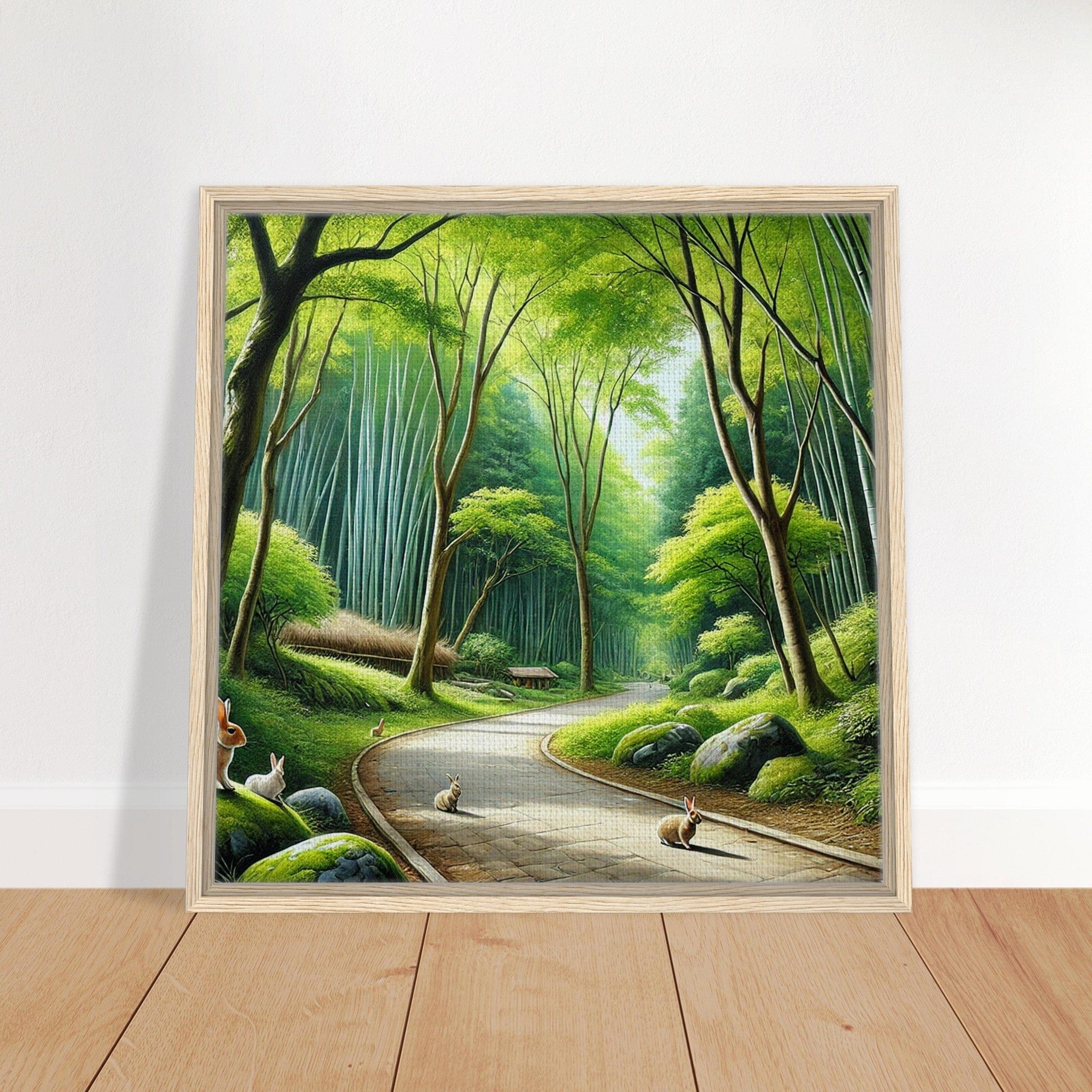 My Store Print Material Old Forrest Trail One Framed Canvas