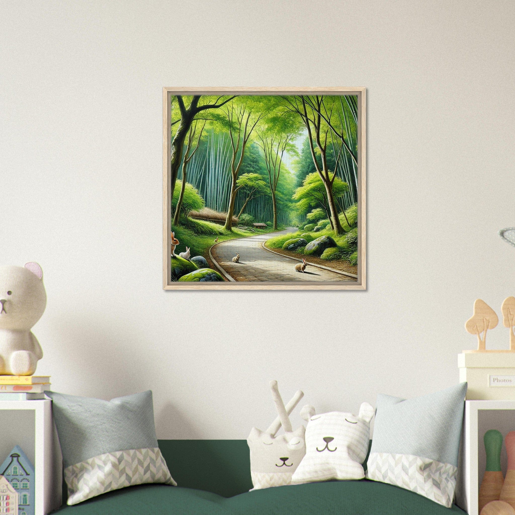 My Store Print Material Old Forrest Trail One Framed Canvas