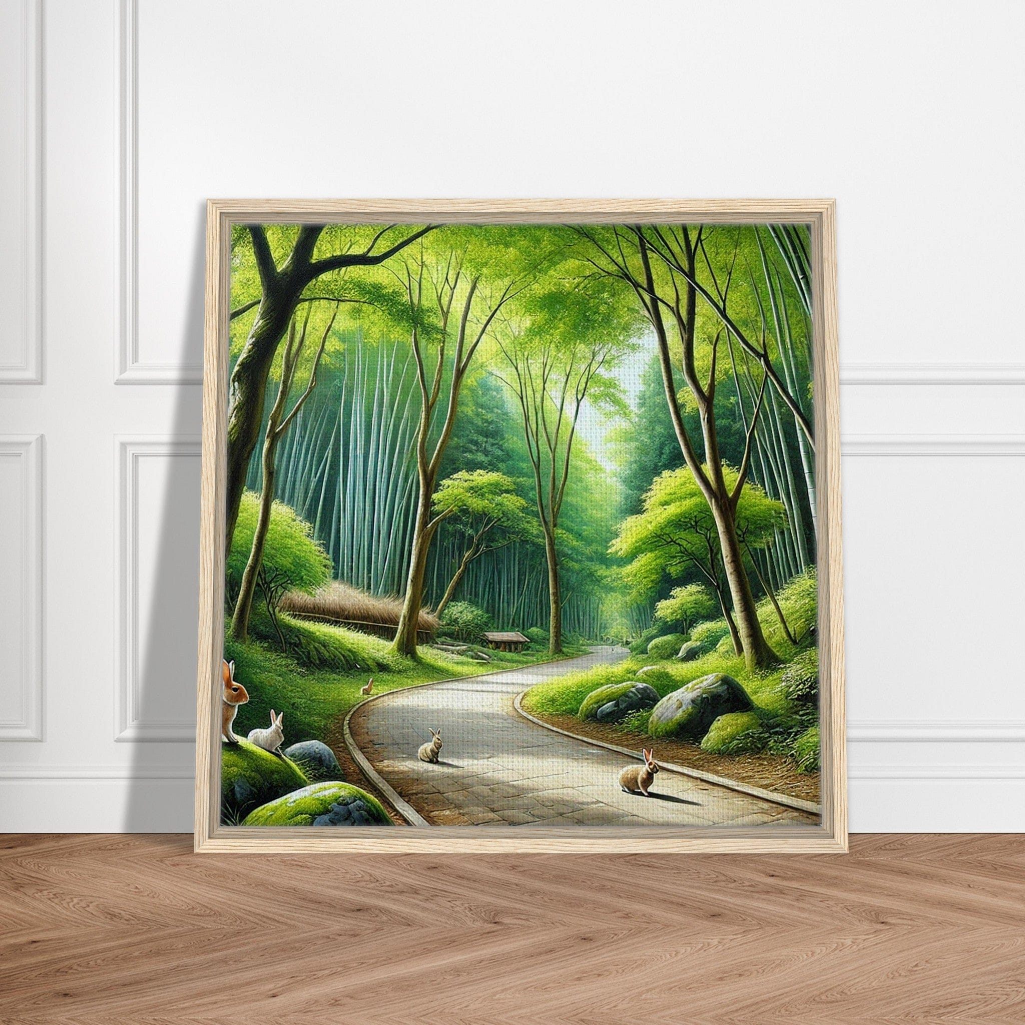 My Store Print Material Old Forrest Trail One Framed Canvas
