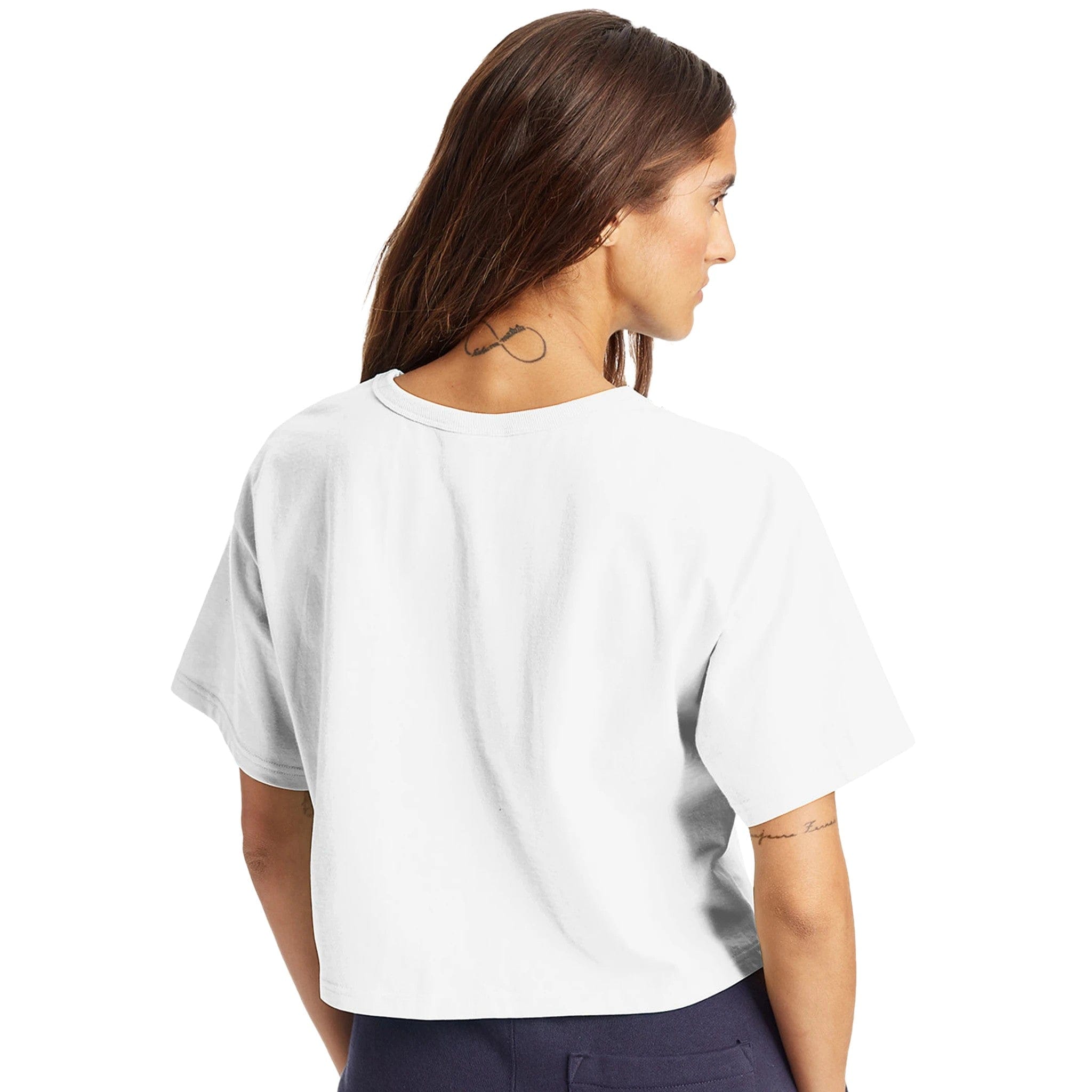 My Store Print Material Pure Island Vibes Women's Cropped Heritage Crewneck T-Shirt | Champion T453W