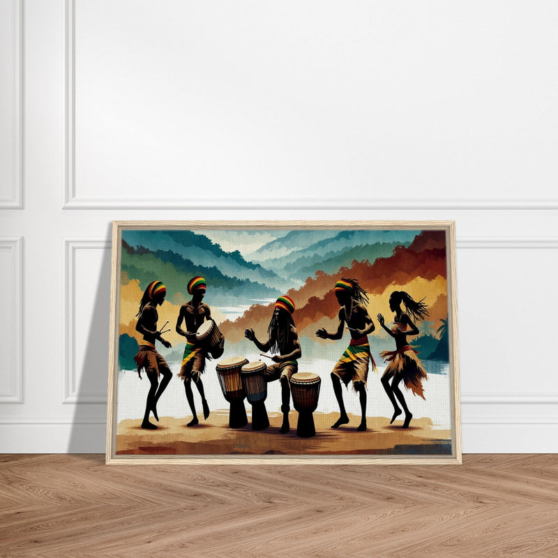 My Store Print Material Roots And Culture Rhythm One Framed Canvas