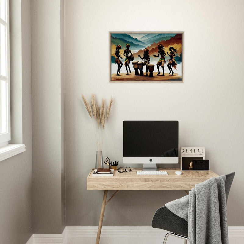 My Store Print Material Roots And Culture Rhythm One Framed Canvas