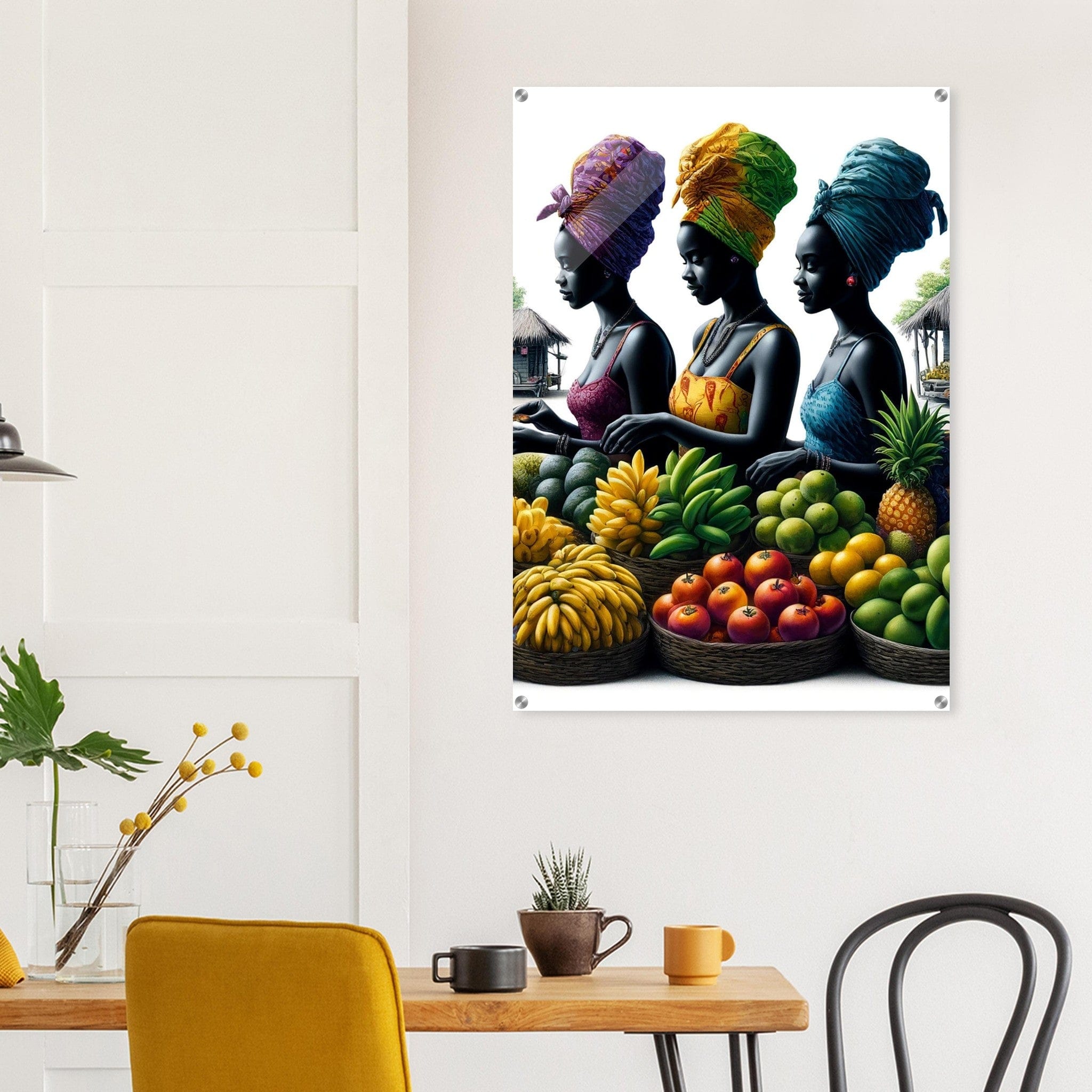 My Store Print Material Sister At The Market Two Acrylic Print