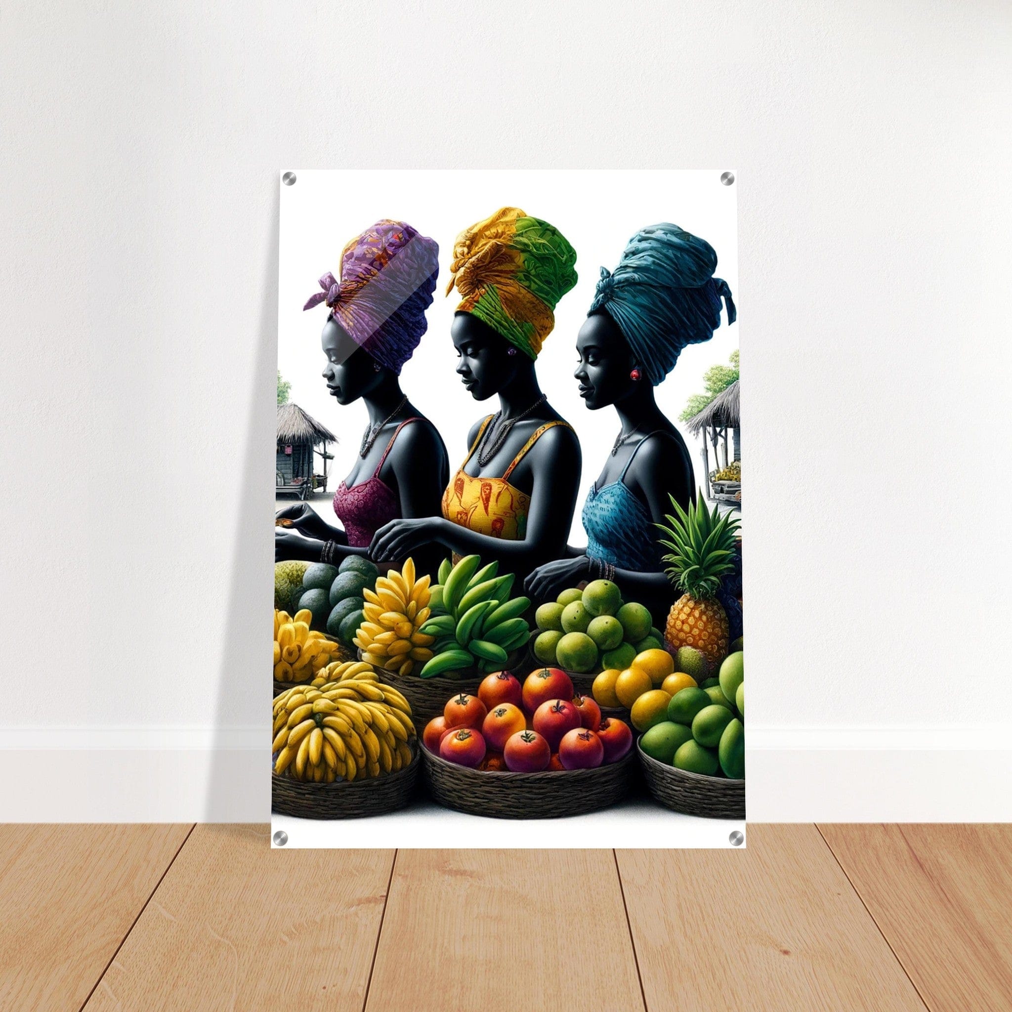 My Store Print Material Sister At The Market Two Acrylic Print