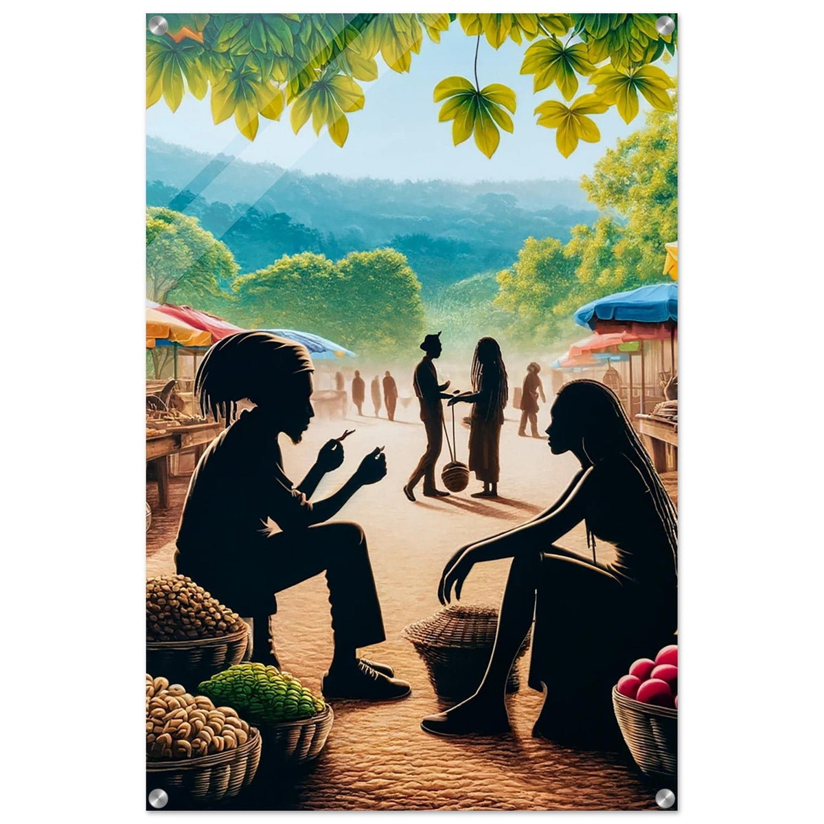 My Store Print Material Vertical / 60x90 cm / 24x36″ Ginger Market Day One Acrylic Print