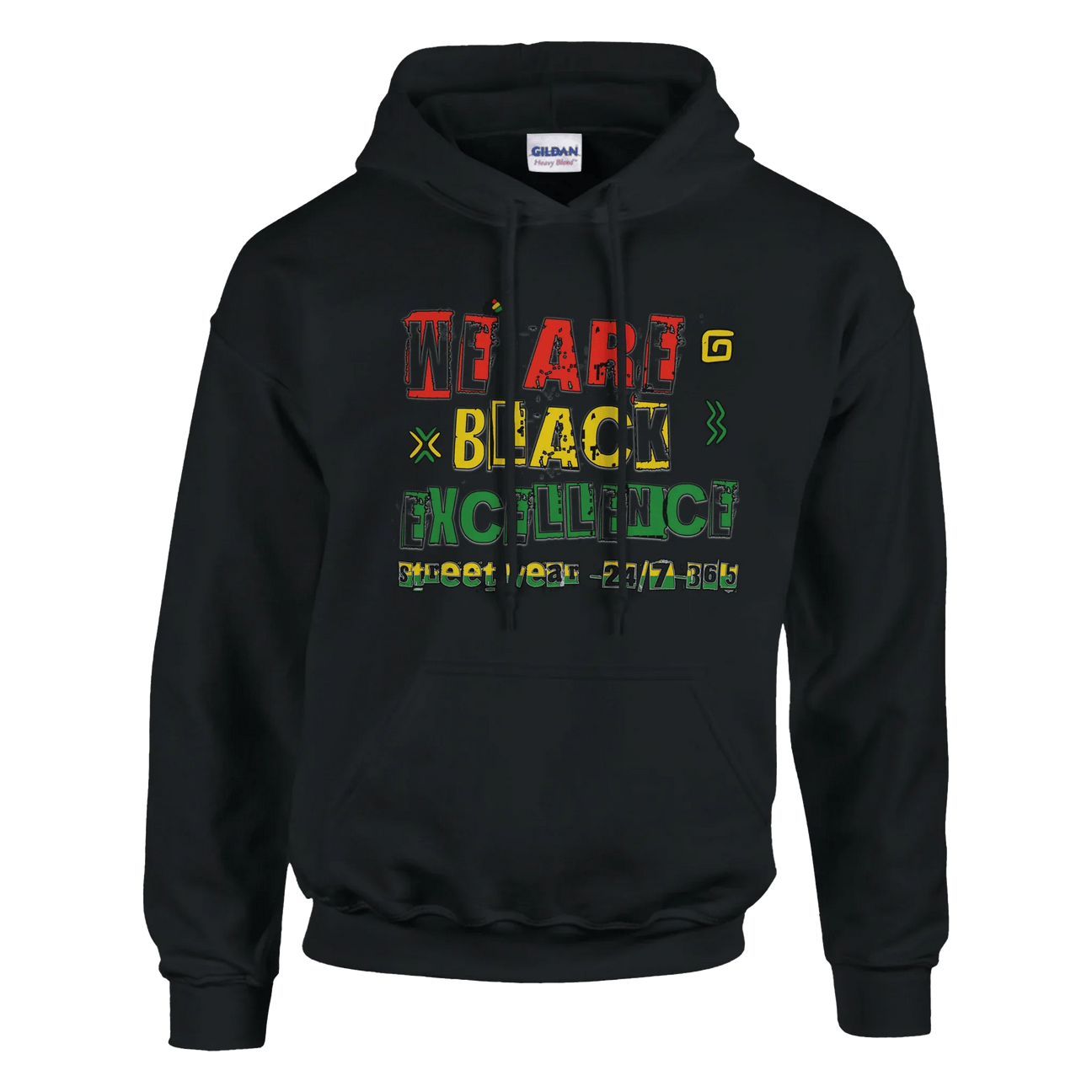 My Store T-Shirts Black / S "We Are Black Excellence 24/7-365 "Classic Unisex Pullover Hoodie | Gildan® 18500