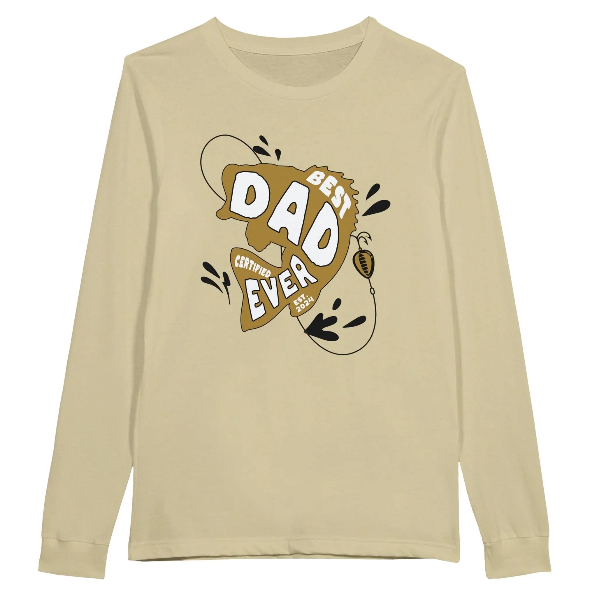 My Store T-Shirts Natural / S Best Dad Ever Premium Unisex Longsleeve T-Shirt