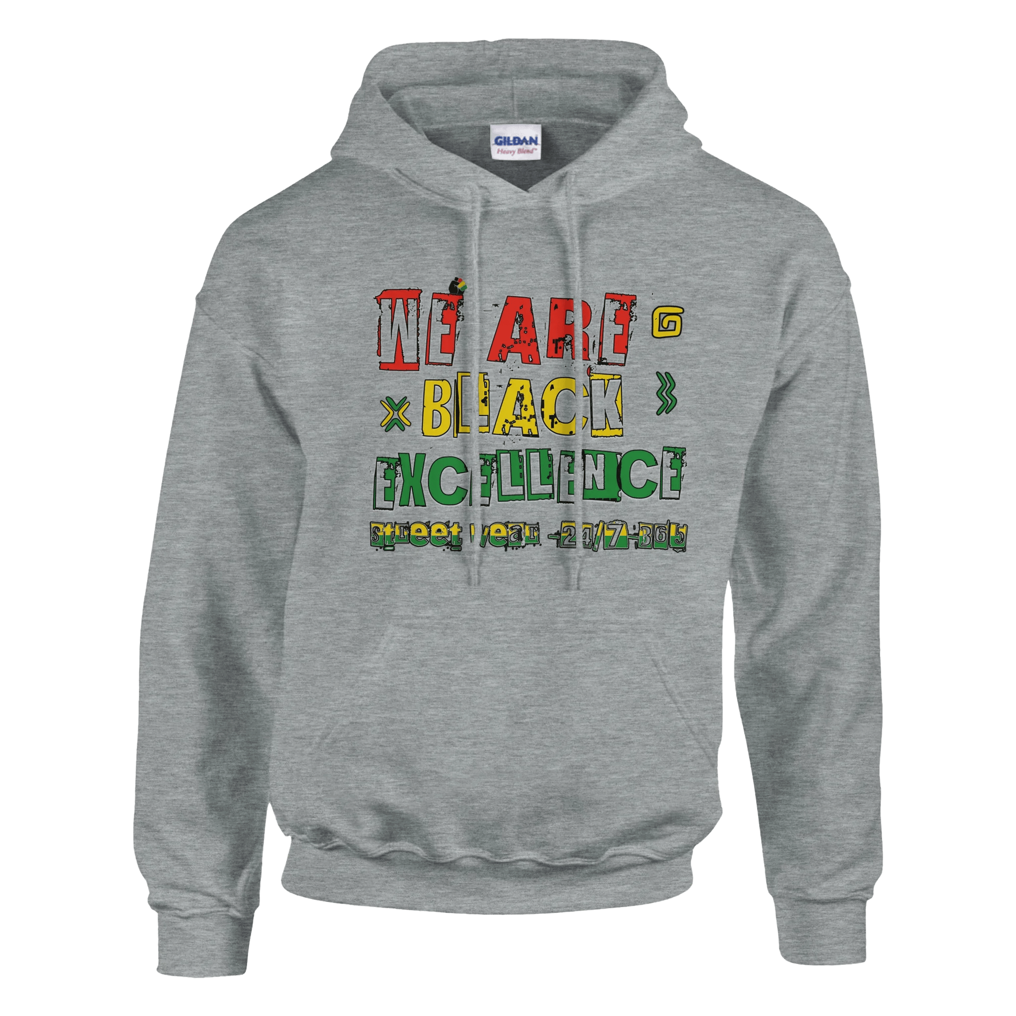 My Store T-Shirts Sport Grey / S "We Are Black Excellence 24/7-365 "Classic Unisex Pullover Hoodie | Gildan® 18500