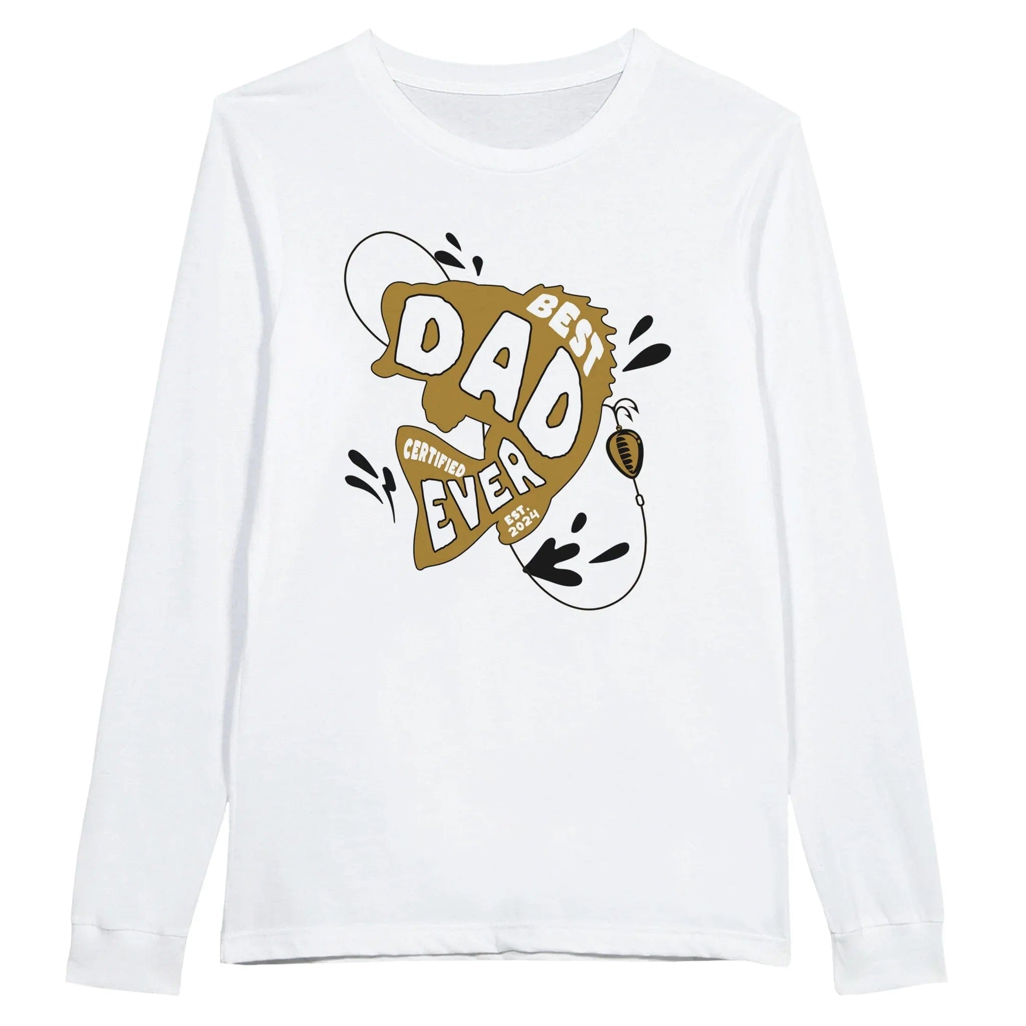 My Store T-Shirts White / S Best Dad Ever Premium Unisex Longsleeve T-Shirt