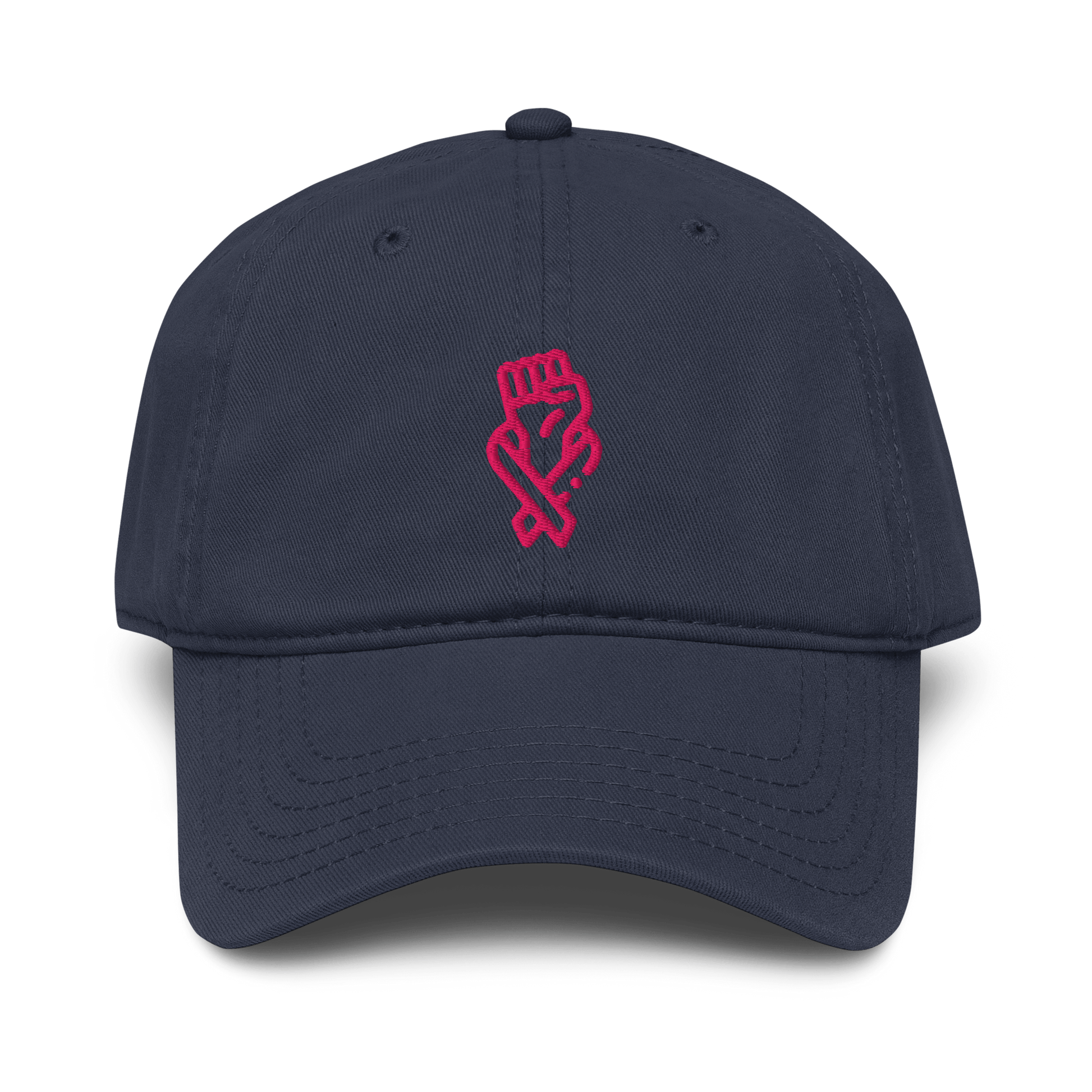 Stylish3Tees.com Navy Her Fight Is Her Fight Garment washed baseball cap