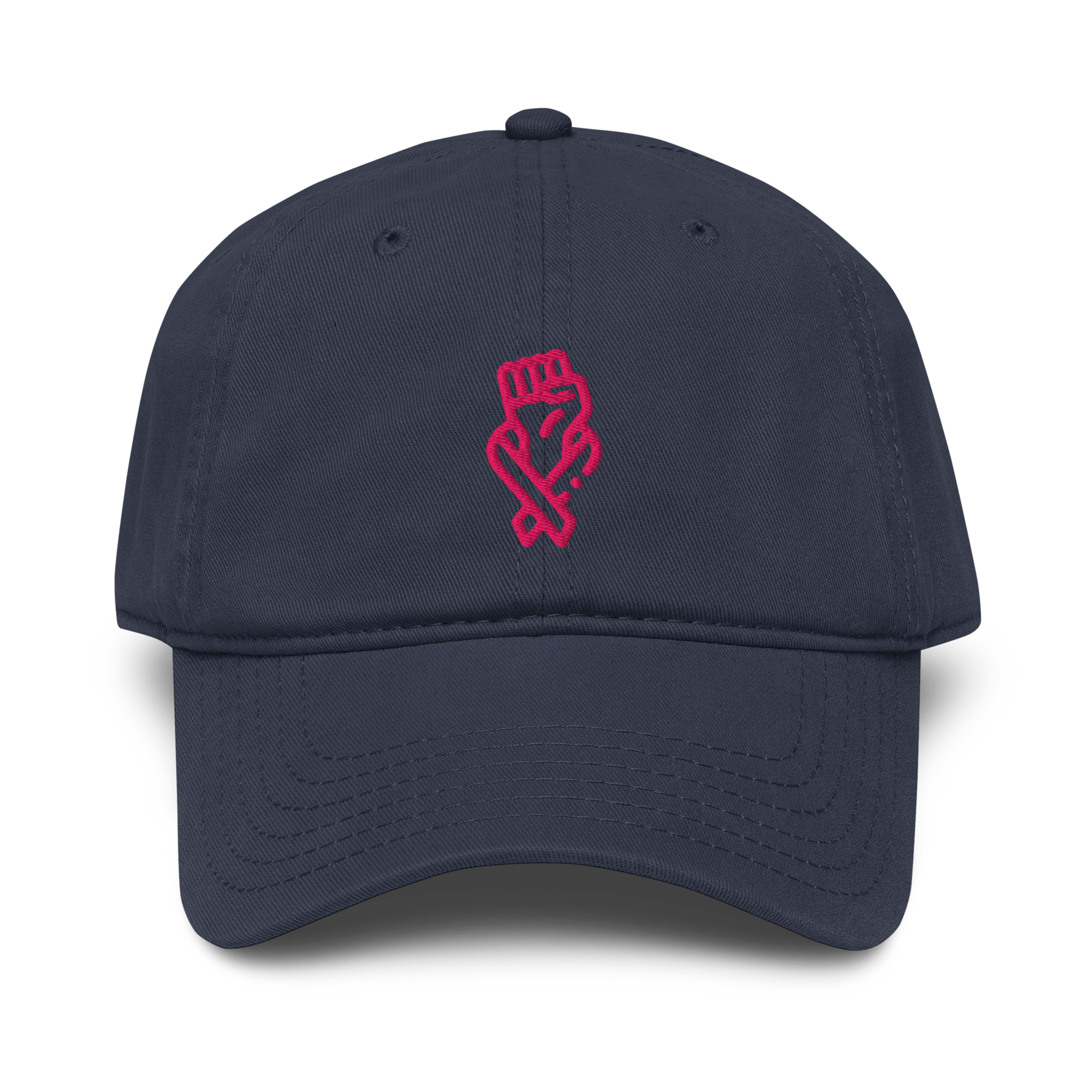 Stylish3Tees.com Navy Her Fight Is Her Fight Garment washed baseball cap