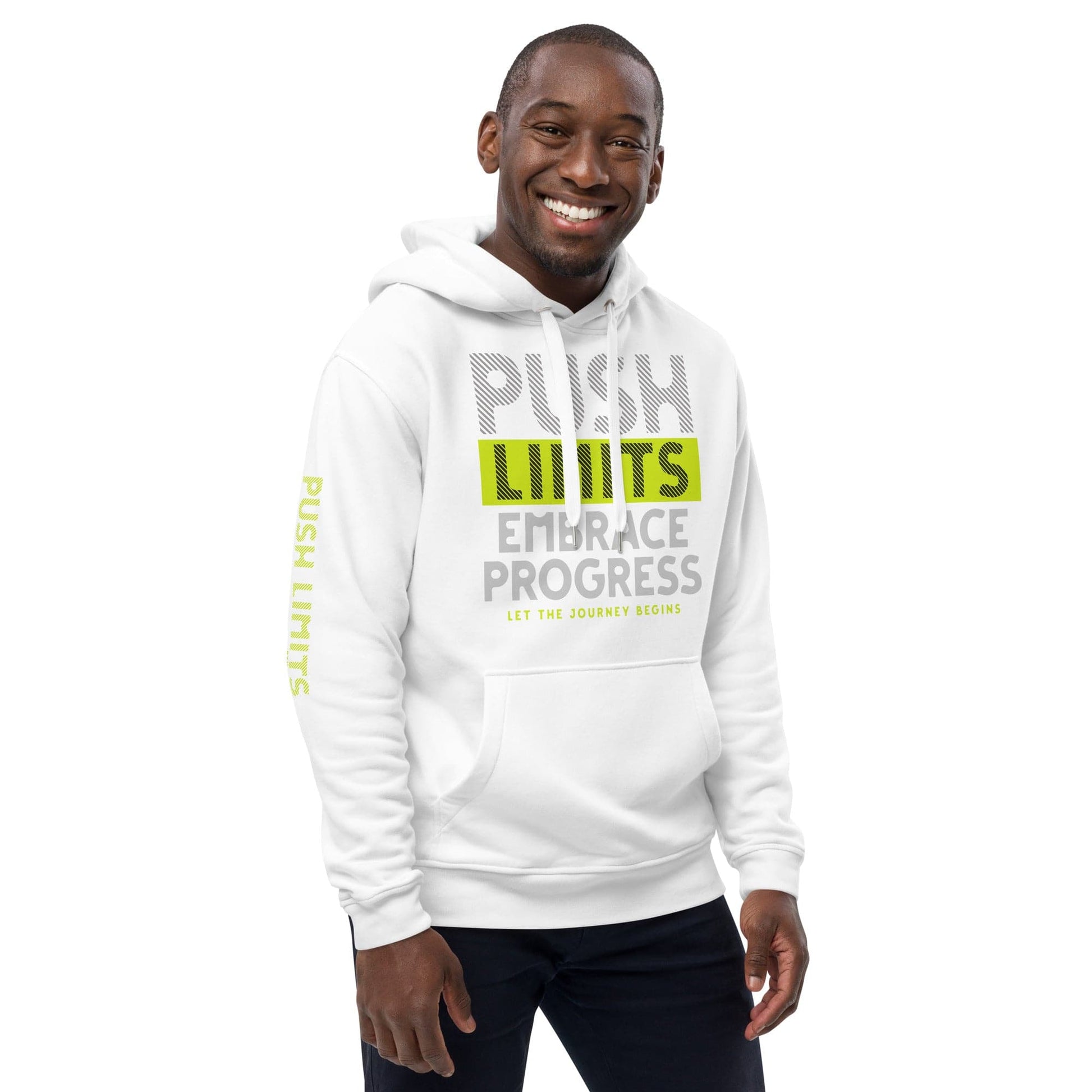 Stylish3Tees.com Embrace Progress Premium eco hoodie