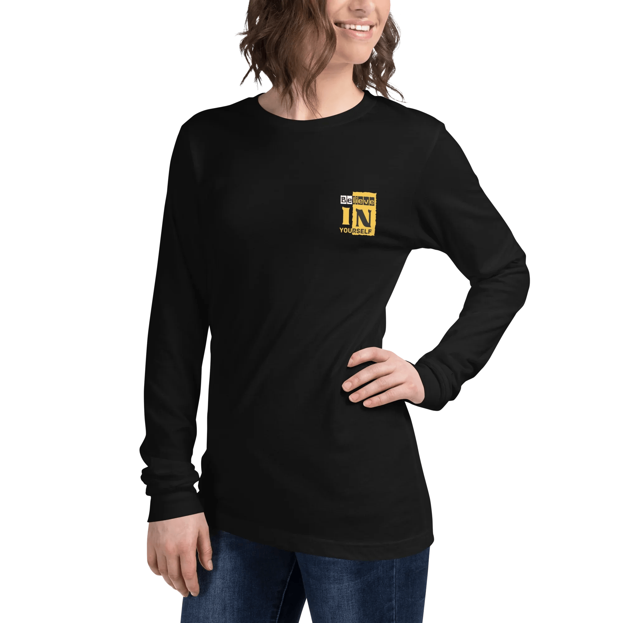 Stylish3Tees.com Believe In Your Self Unisex Long Sleeve Tee