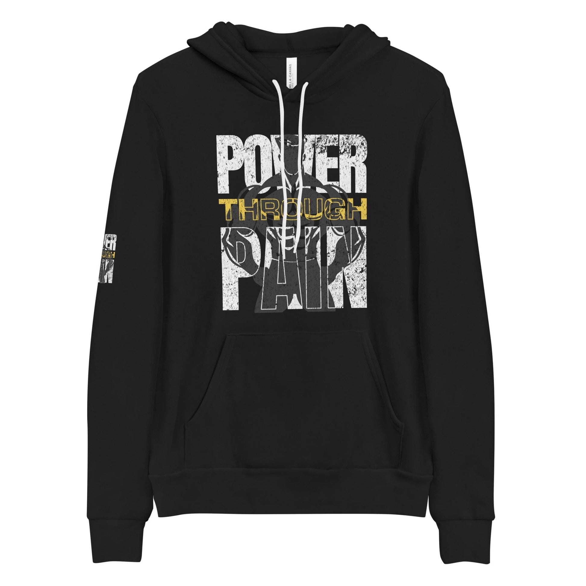 Stylish3Tees.com Black / S Power Through Pain Unisex hoodie
