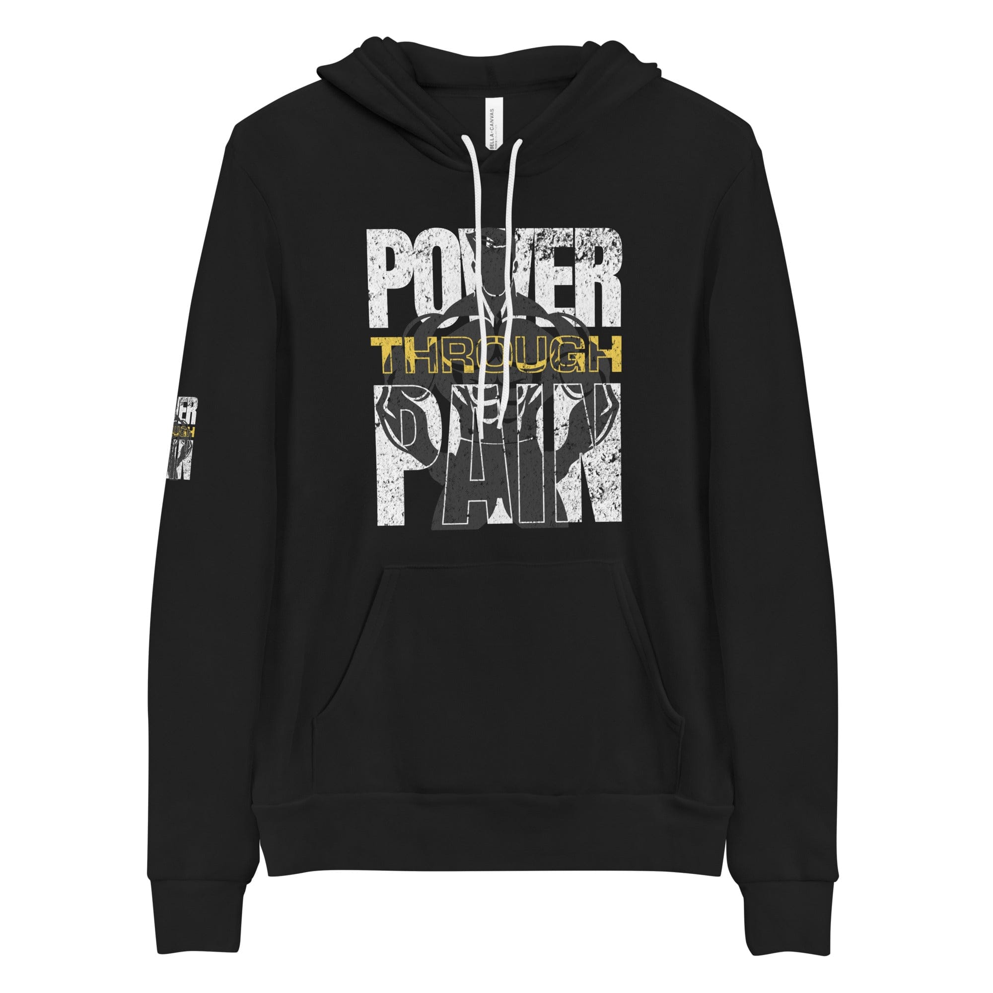 Stylish3Tees.com Black / S Power Through Pain Unisex hoodie