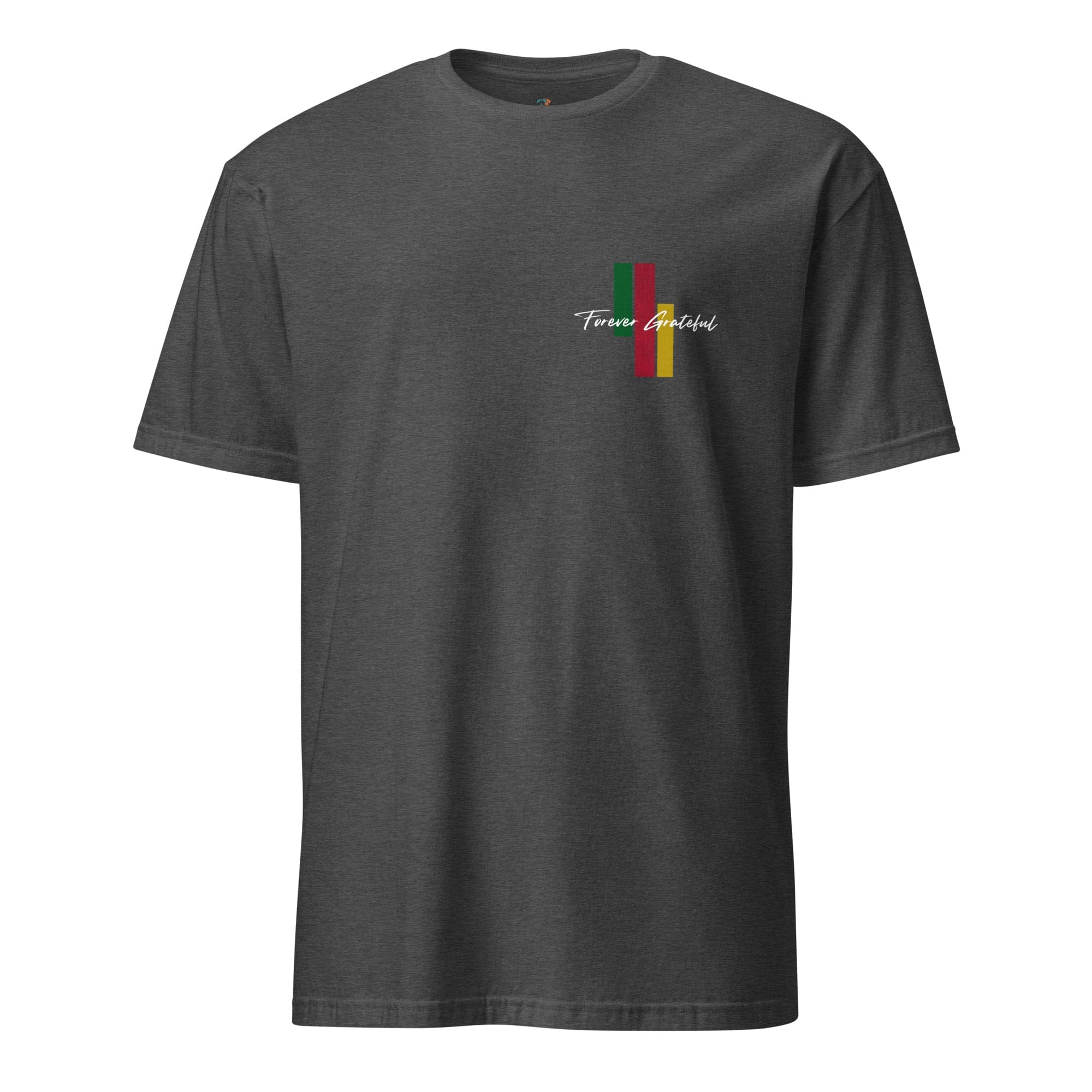 Stylish3Tees.com Dark Heather Grey / S Forever Grateful Short-Sleeve Unisex T-Shirt