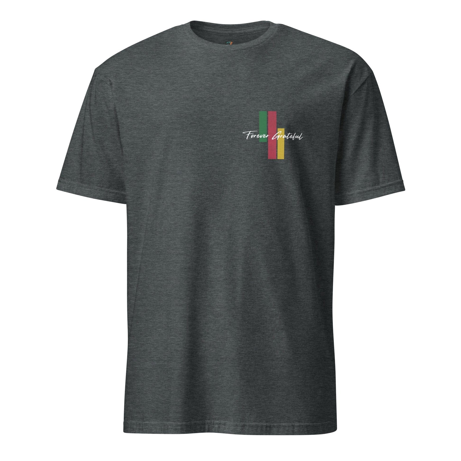 Stylish3Tees.com Dark Heather / S Forever Grateful Short-Sleeve Unisex T-Shirt