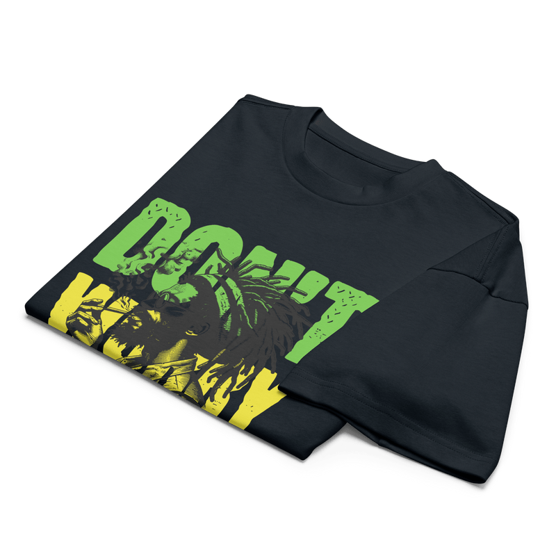 Stylish3Tees.com Don't Worry, Be Happy Men’s Box Tee