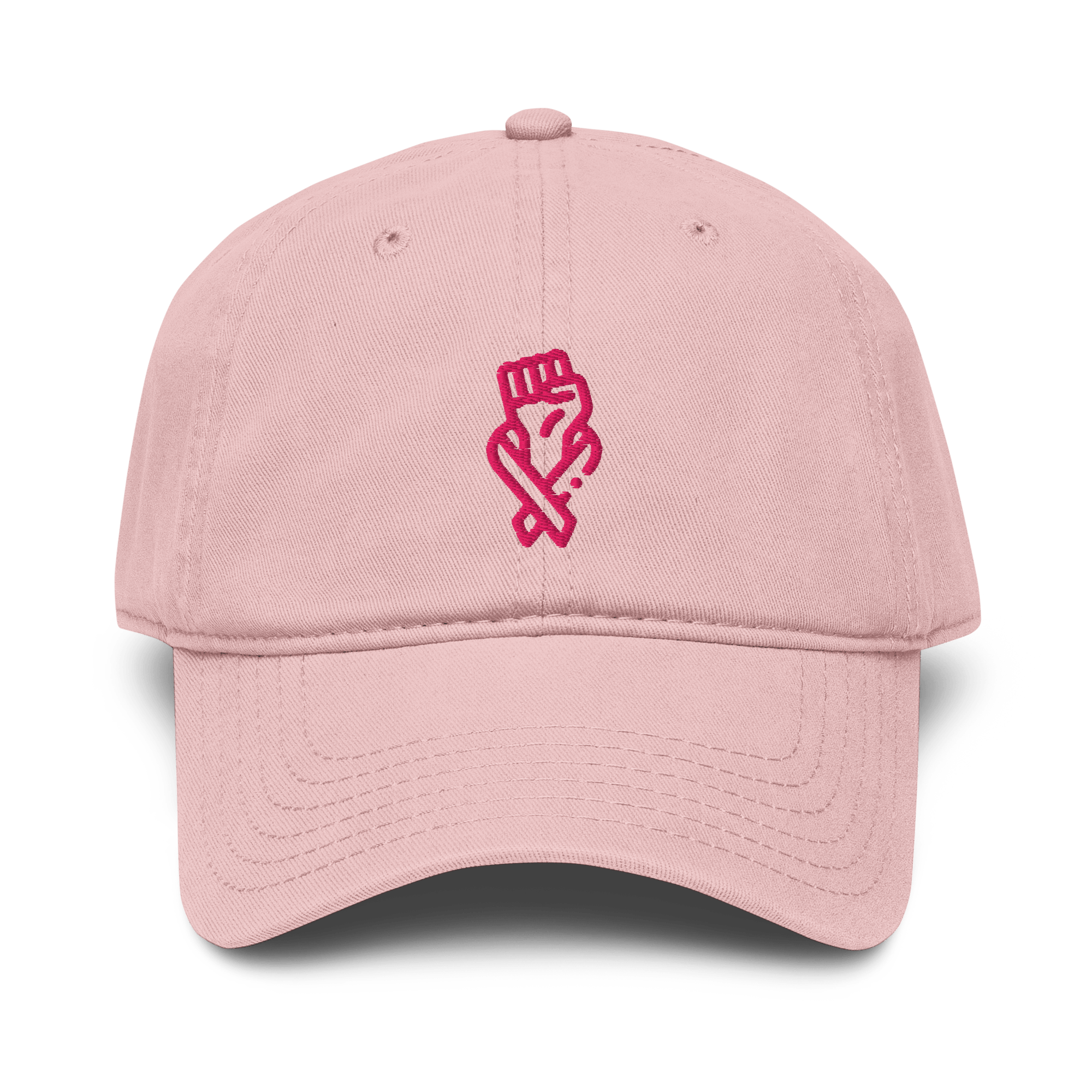 Stylish3Tees.com Dusty Rose Her Fight Is Her Fight Garment washed baseball cap