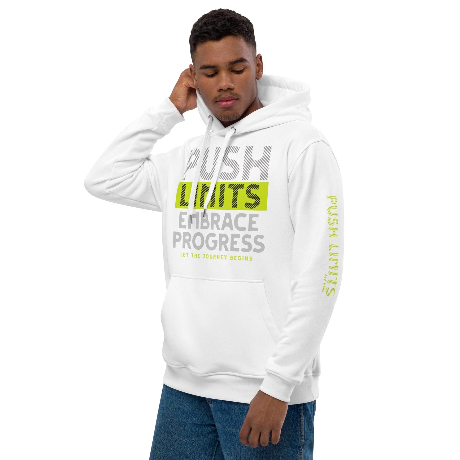 Stylish3Tees.com Embrace Progress Premium eco hoodie