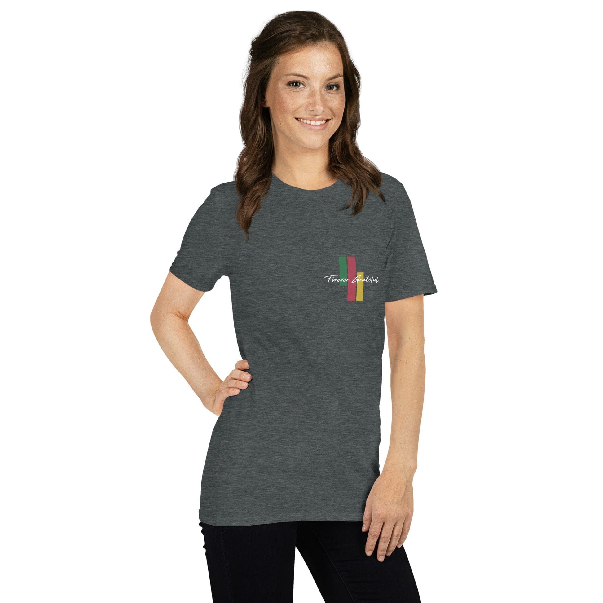 Stylish3Tees.com Forever Grateful Short-Sleeve Unisex T-Shirt
