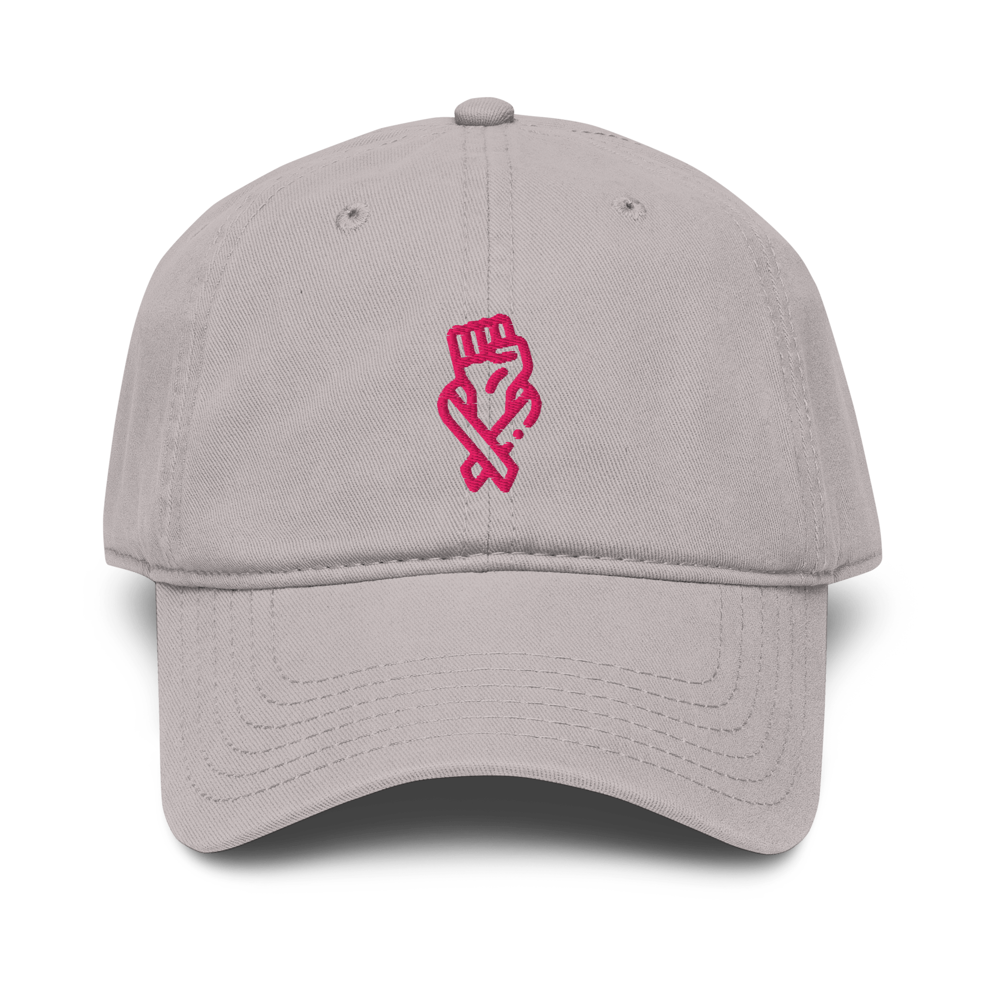 Stylish3Tees.com Gray Her Fight Is Her Fight Garment washed baseball cap
