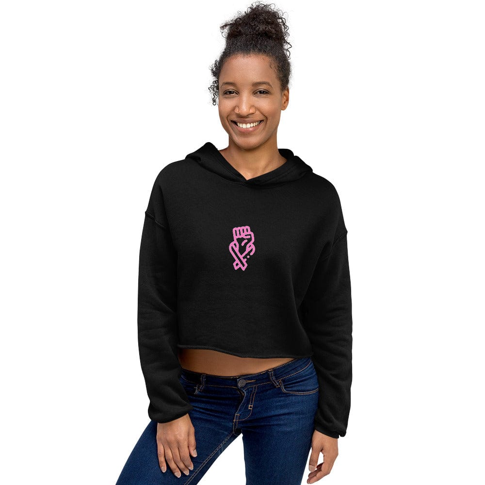 Stylish3Tees.com Her Fight Is Our Fight Crop Hoodie